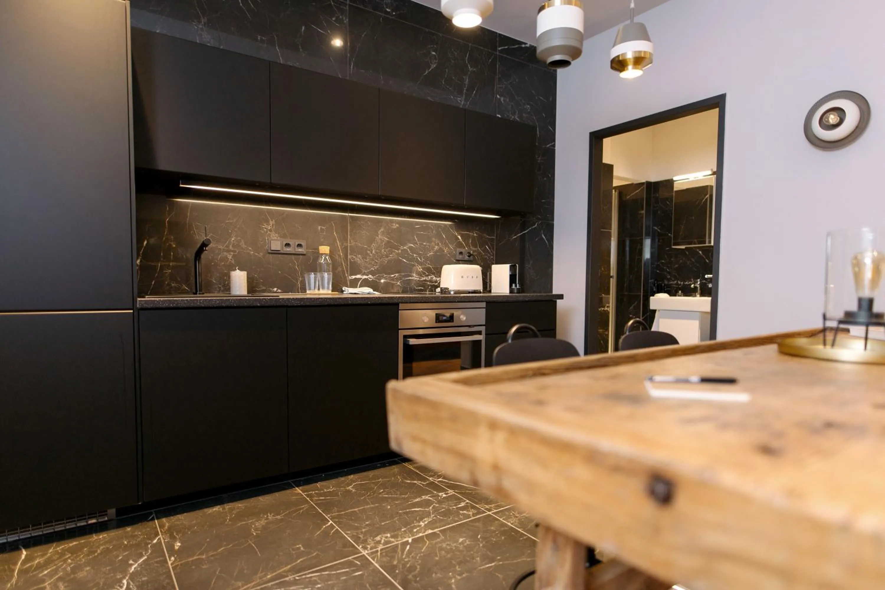 Kitchen or kitchenette in TG Hotel Apartments Budapest