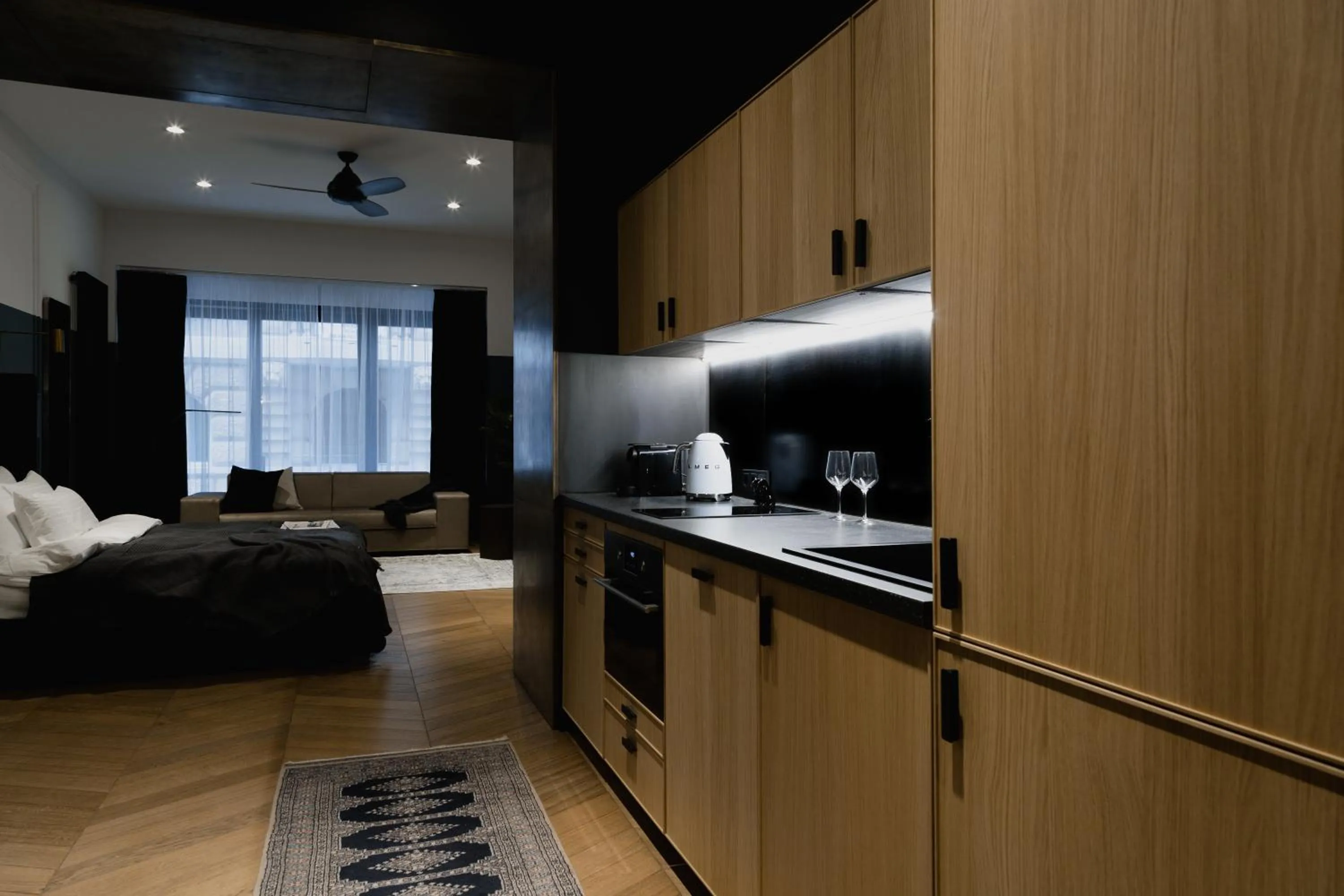 Kitchen or kitchenette in TG Hotel Apartments Budapest