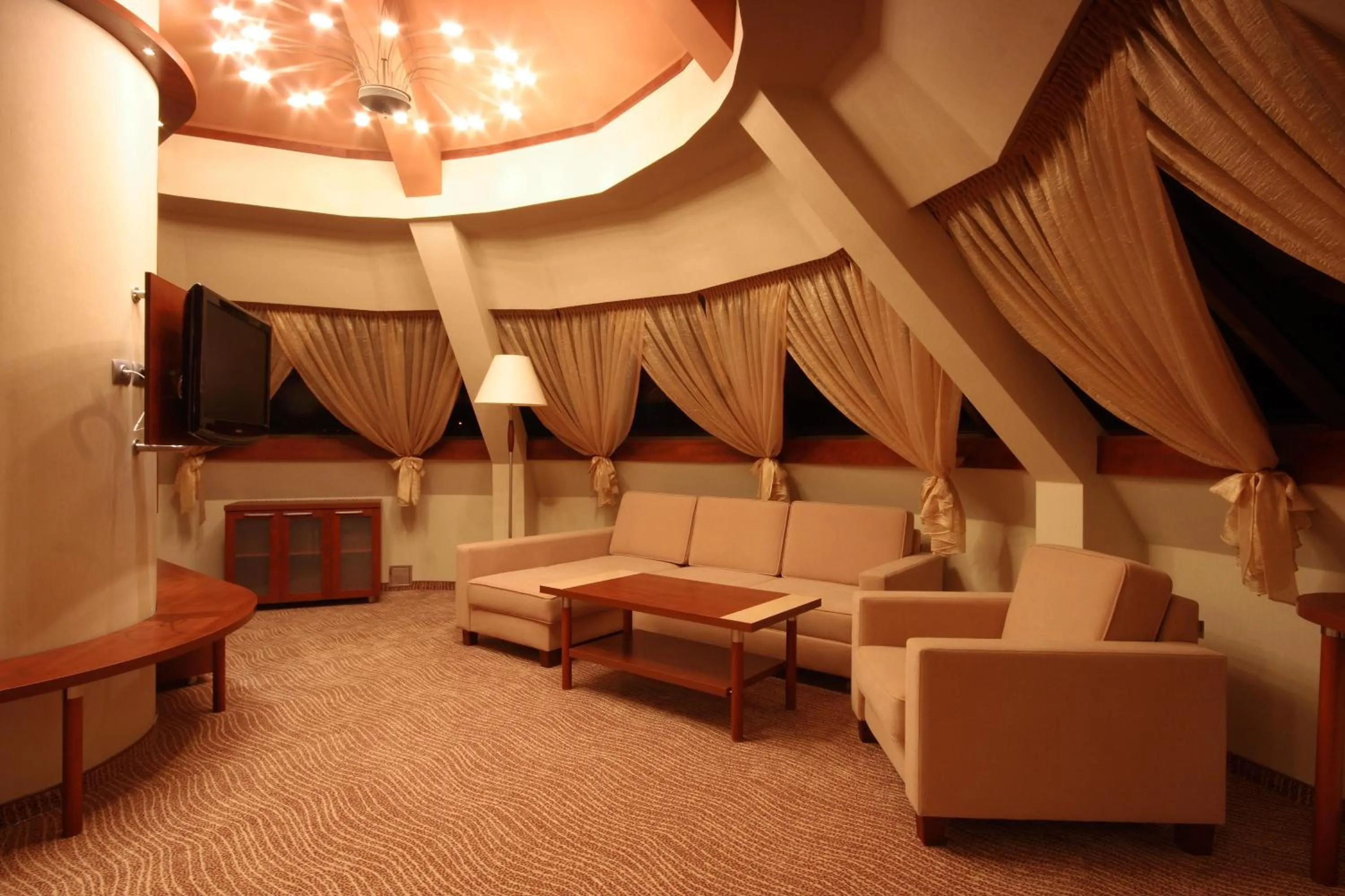 Seating area in Hotel Sahara