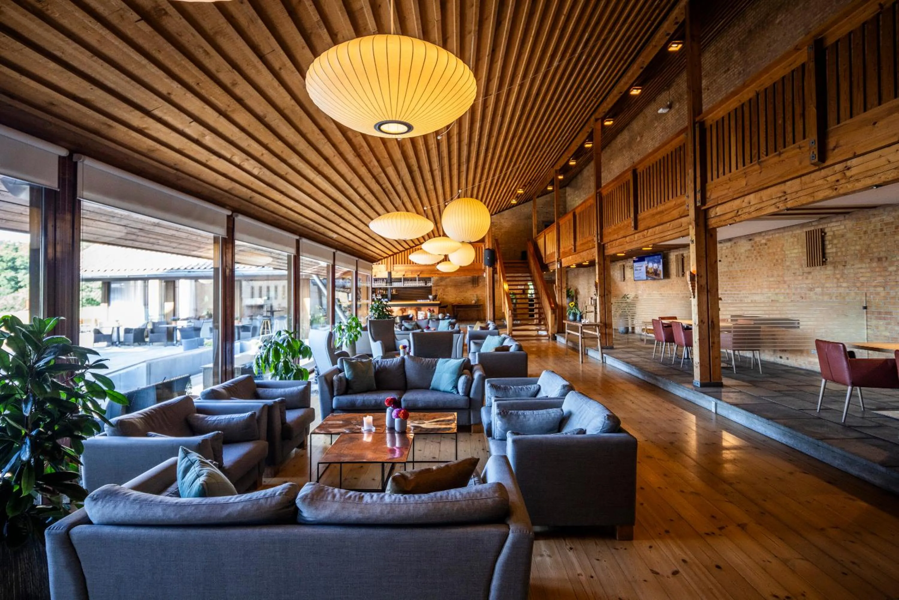 Seating area in Comwell Klarskovgaard