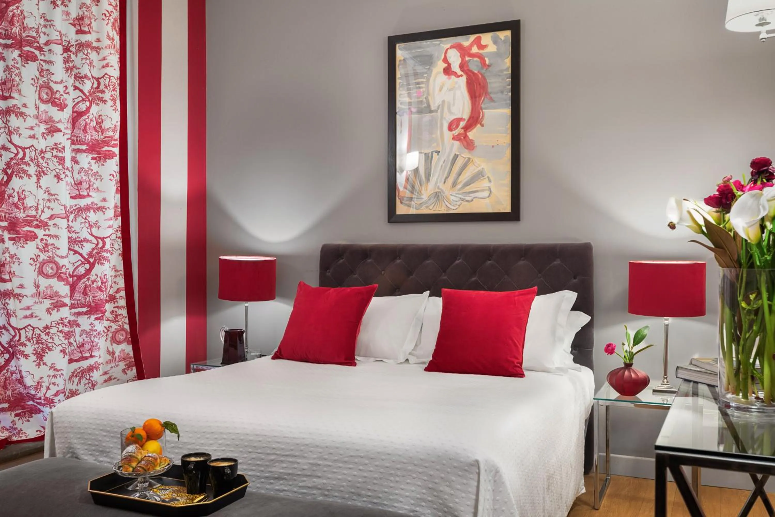 Bedroom, Bed in Palazzo Branchi