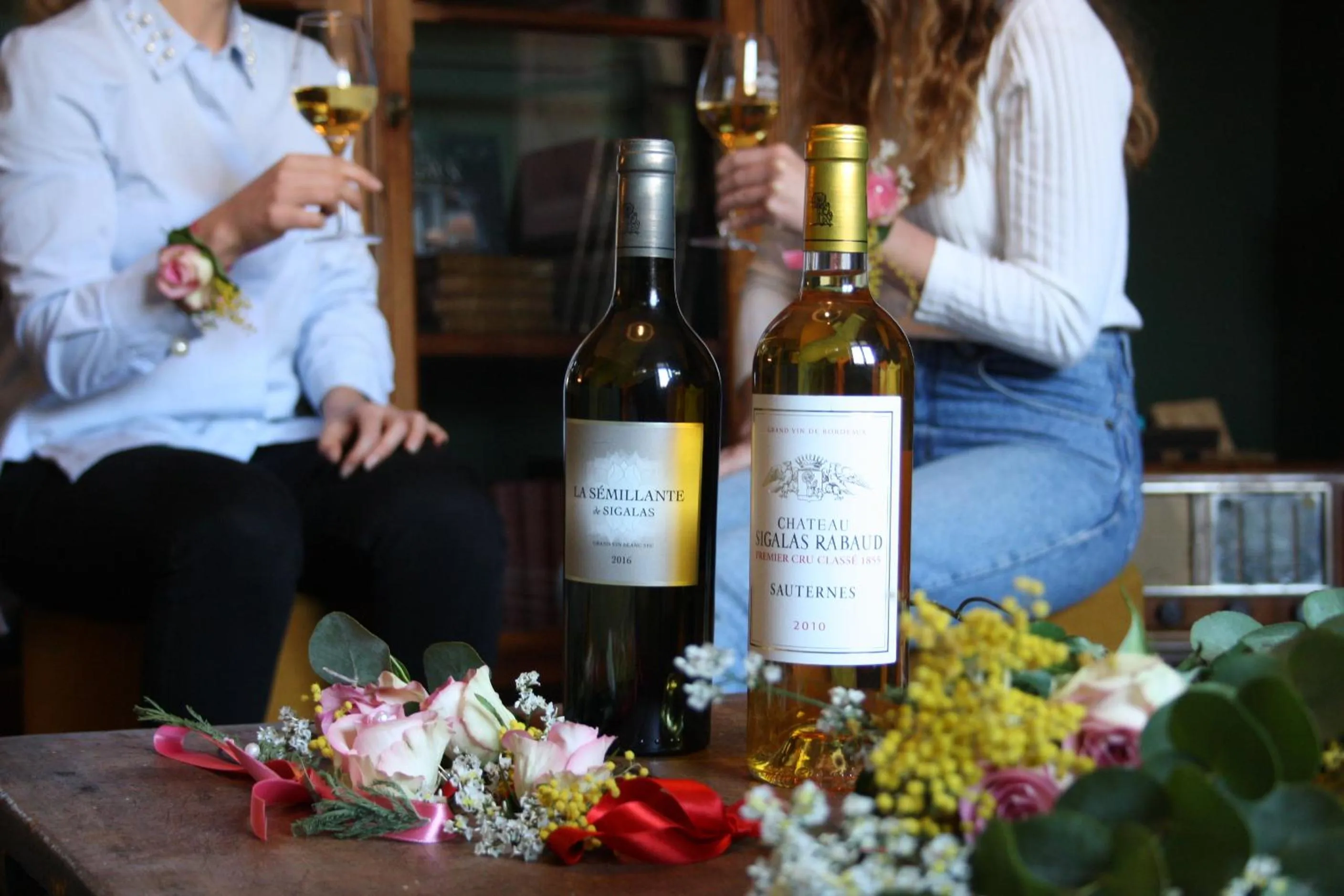 Drinks in Château Sigalas Rabaud