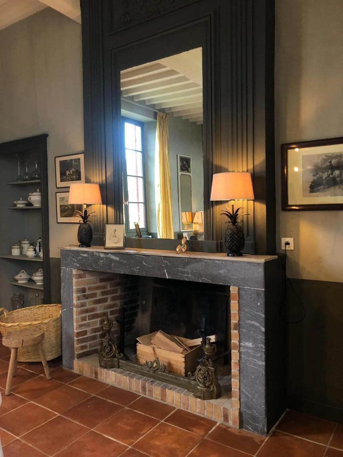 Lobby or reception in Château Sigalas Rabaud