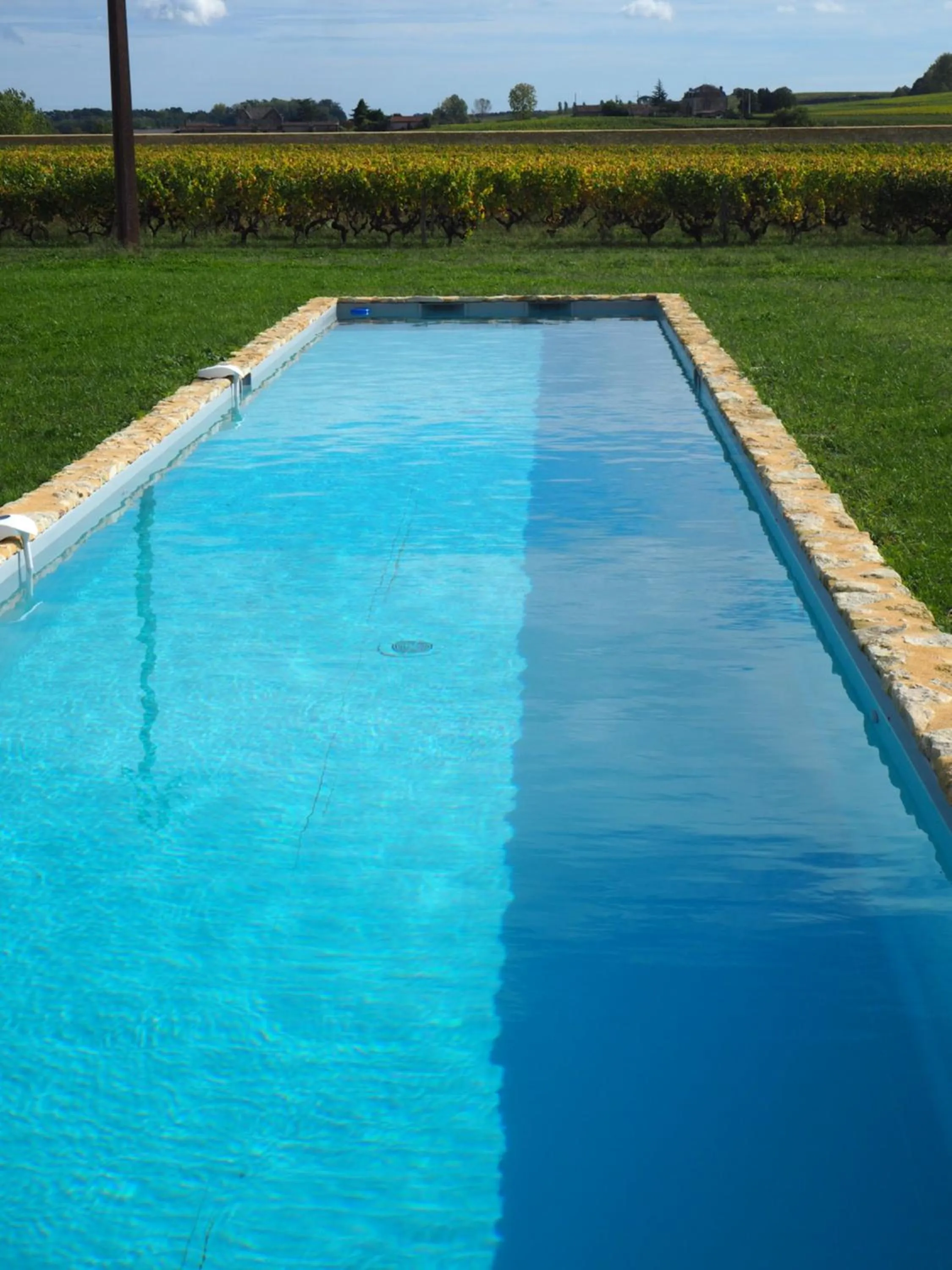 Swimming pool in Château Sigalas Rabaud