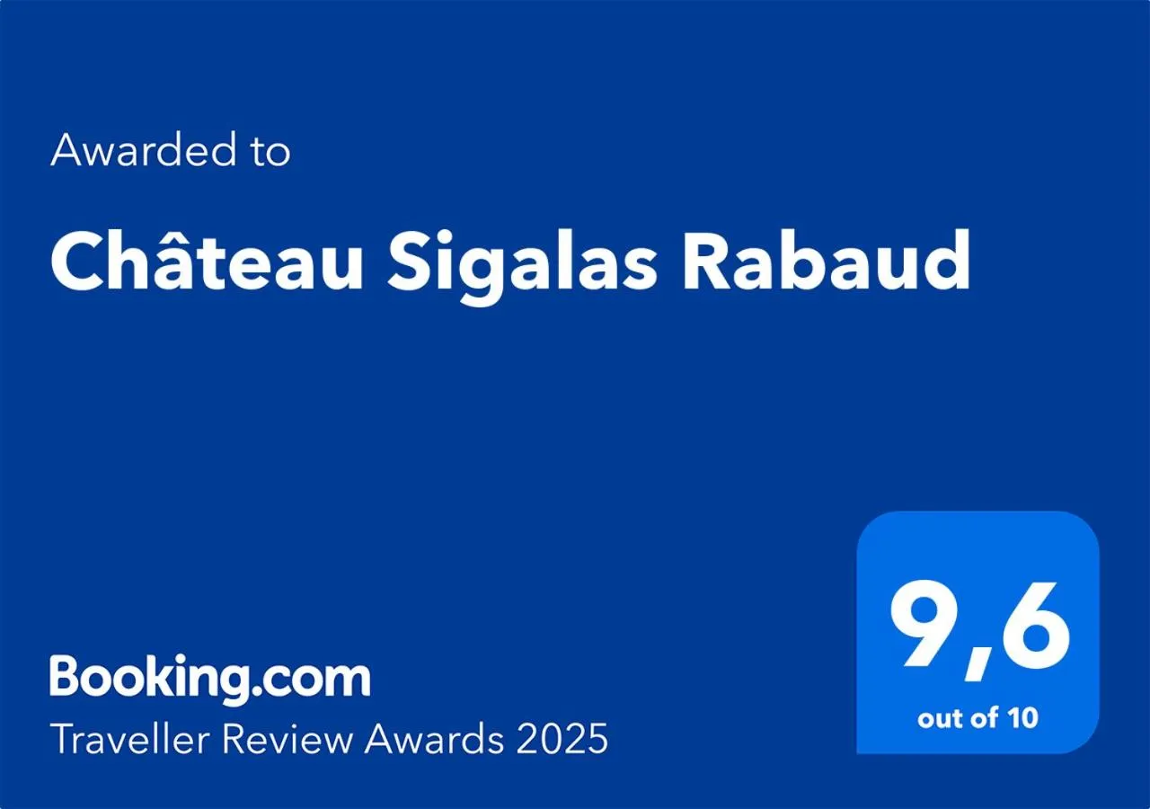Certificate/Award in Château Sigalas Rabaud