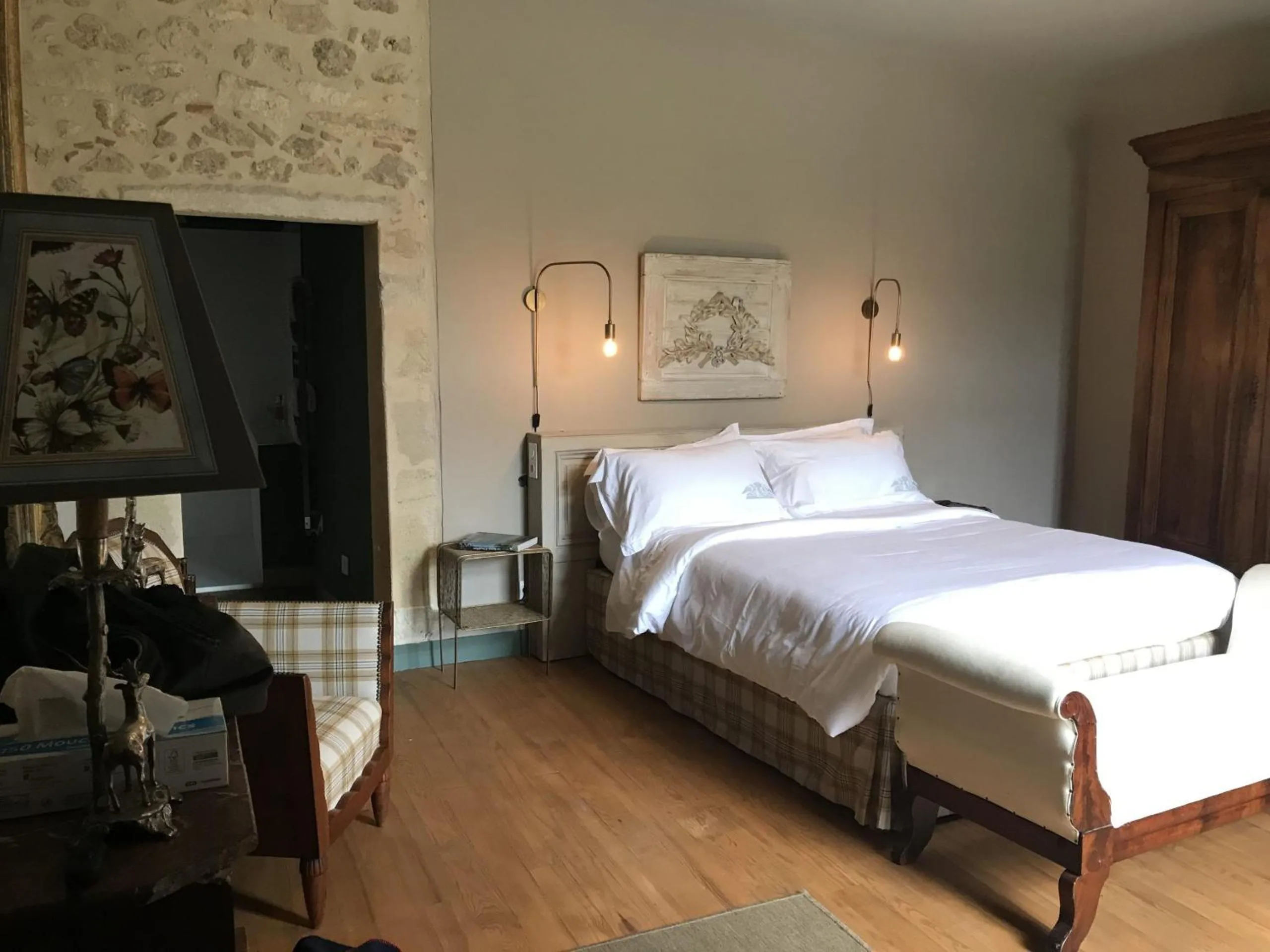 Bed in Château Sigalas Rabaud