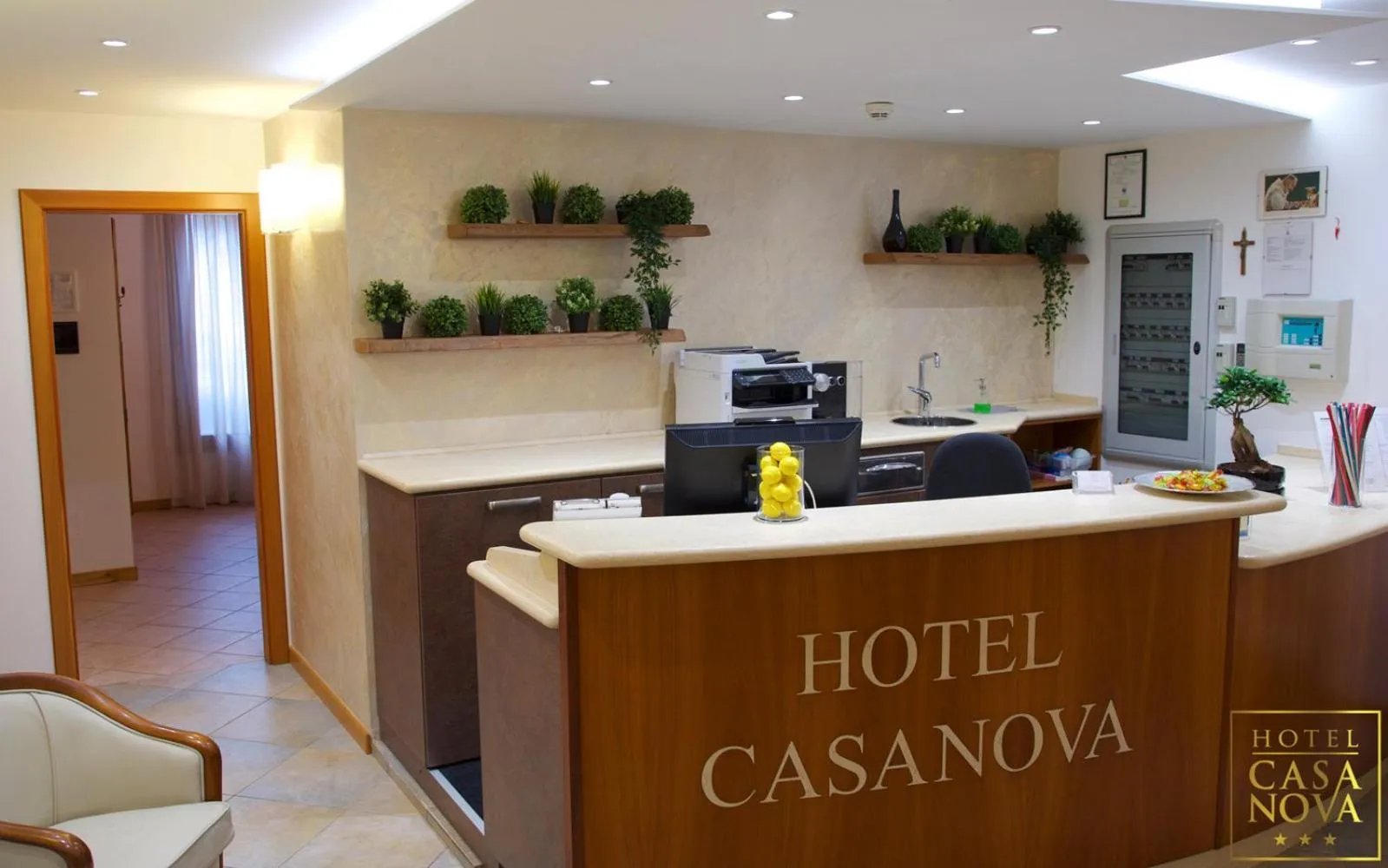 Lobby or reception in Hotel Casanova