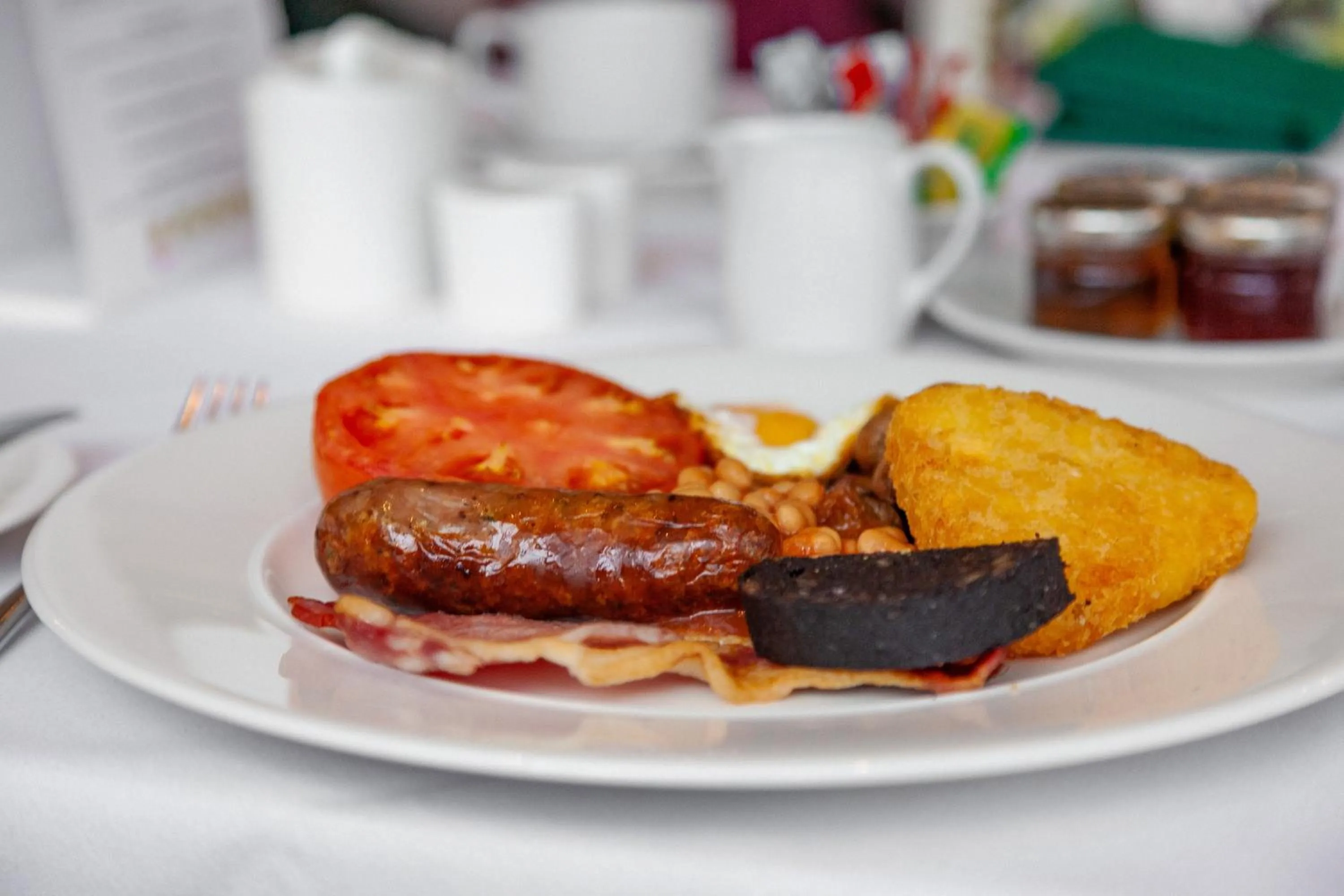 Food close-up in Orsett Hall