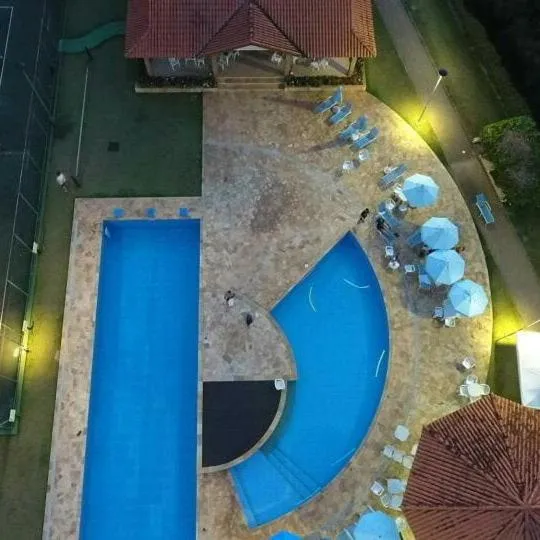 Pool view in Refugio do Saci Hotel