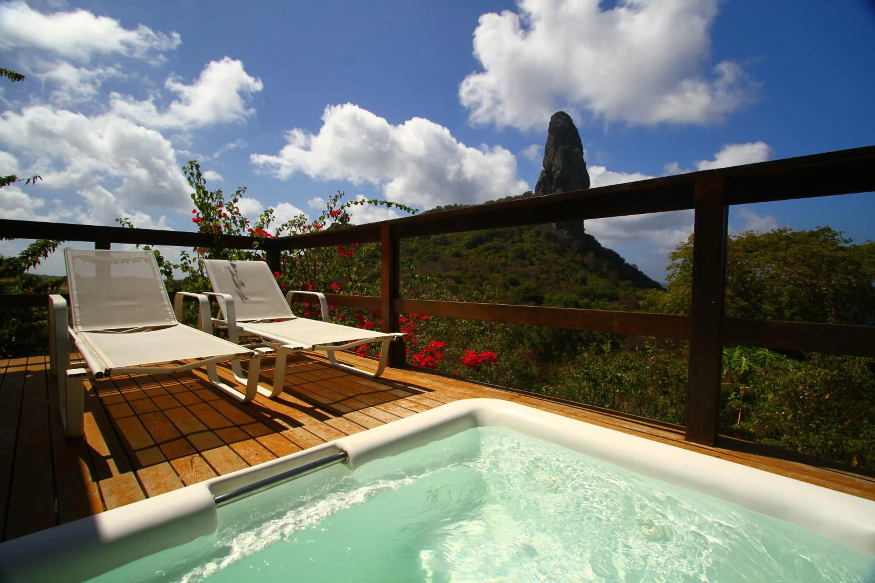 Hot Tub in Pousada Zé Maria