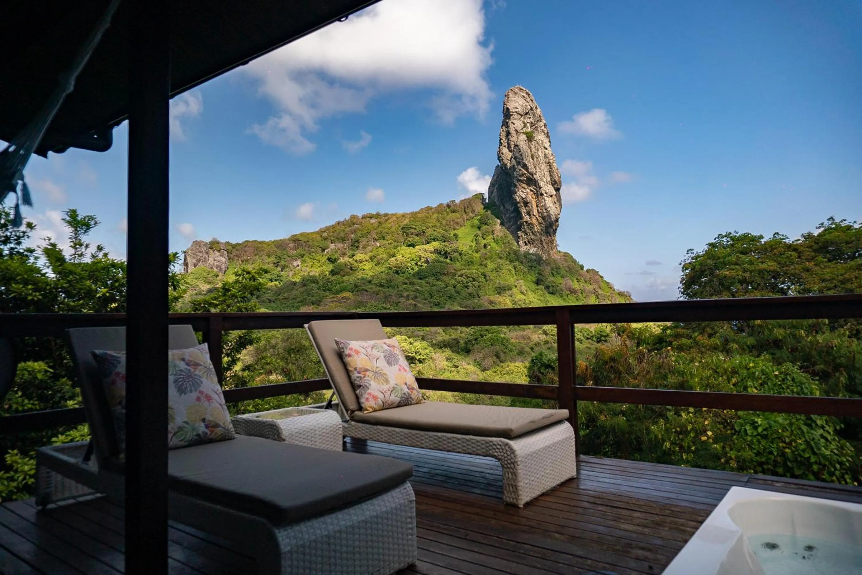 Bird's eye view in Pousada Zé Maria