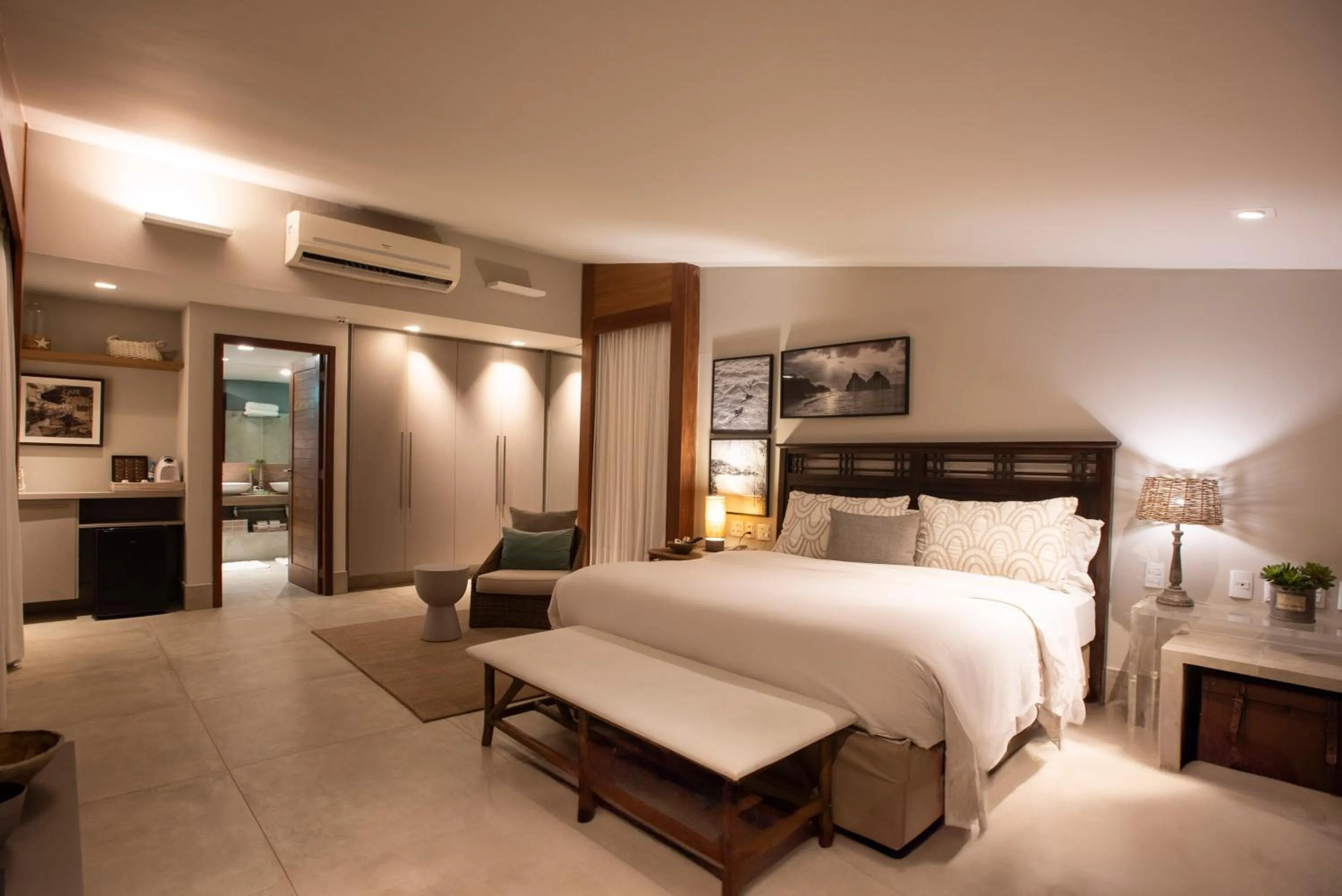 Decorative detail, Bed in Pousada Zé Maria