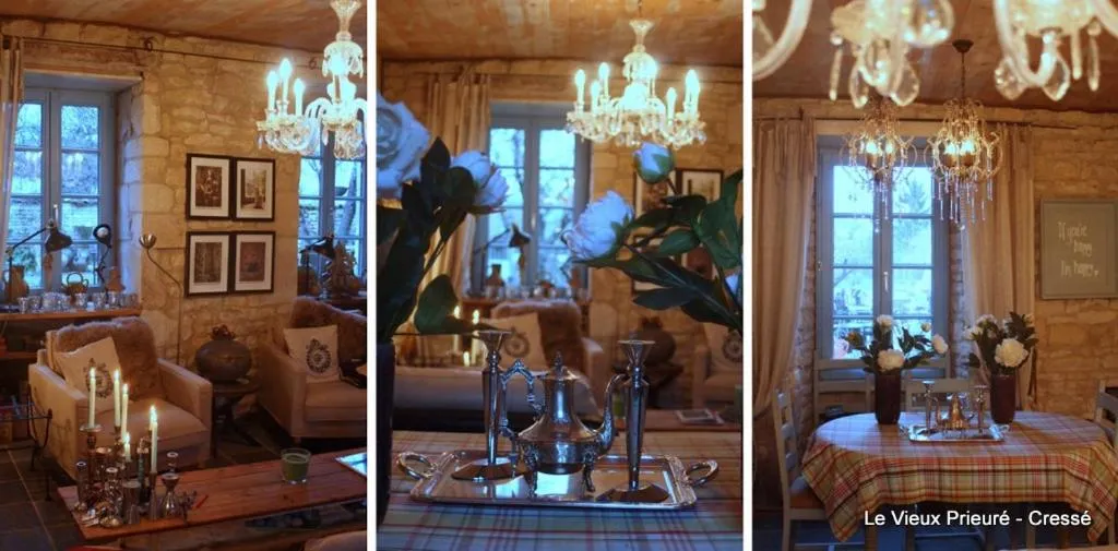 Communal lounge/ TV room in Le vieux Prieuré