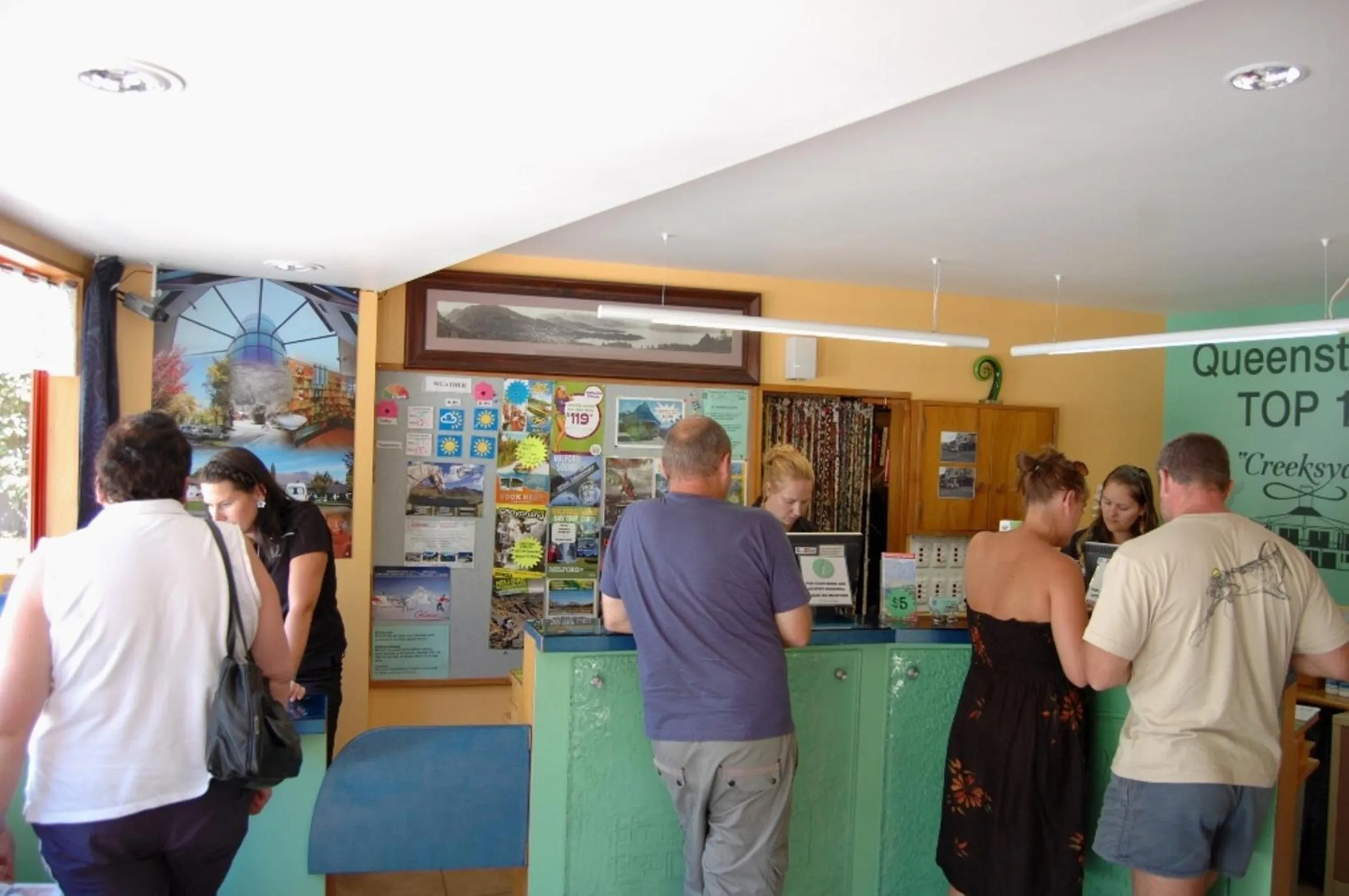 Lobby or reception in Queenstown Holiday Park Creeksyde