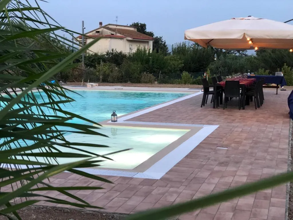 Swimming pool in B&B Sykelgrima