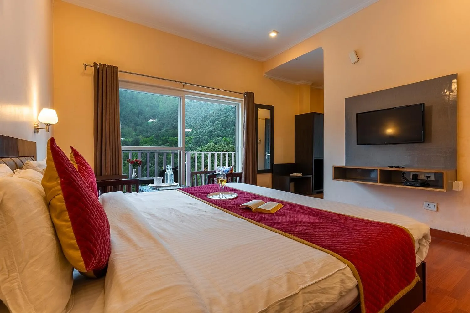 Bed in Hotel Vista Bhowali, Nainital - Vegetarian