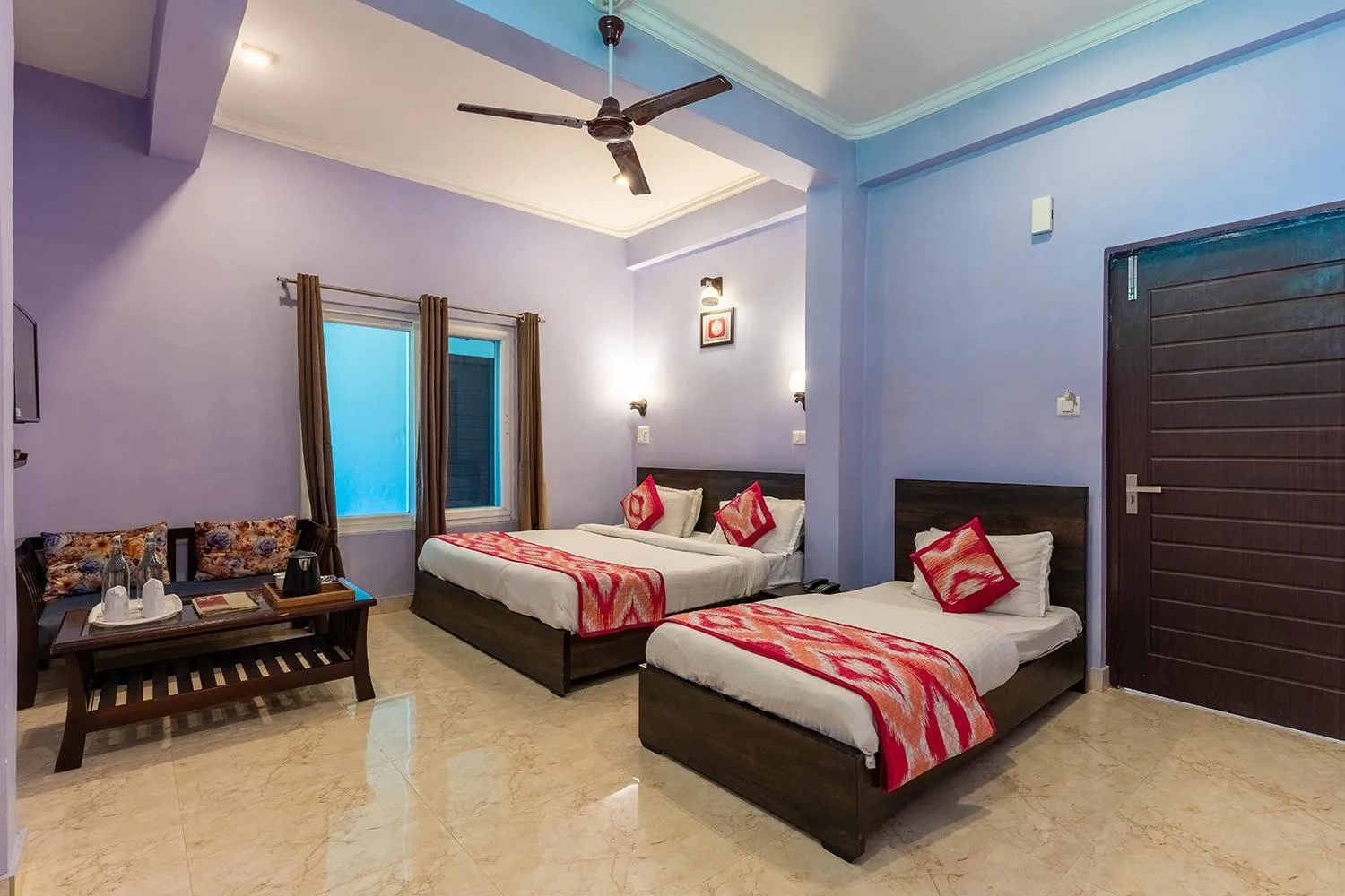 Photo of the whole room, Bed in Hotel Vista Bhowali, Nainital - Vegetarian