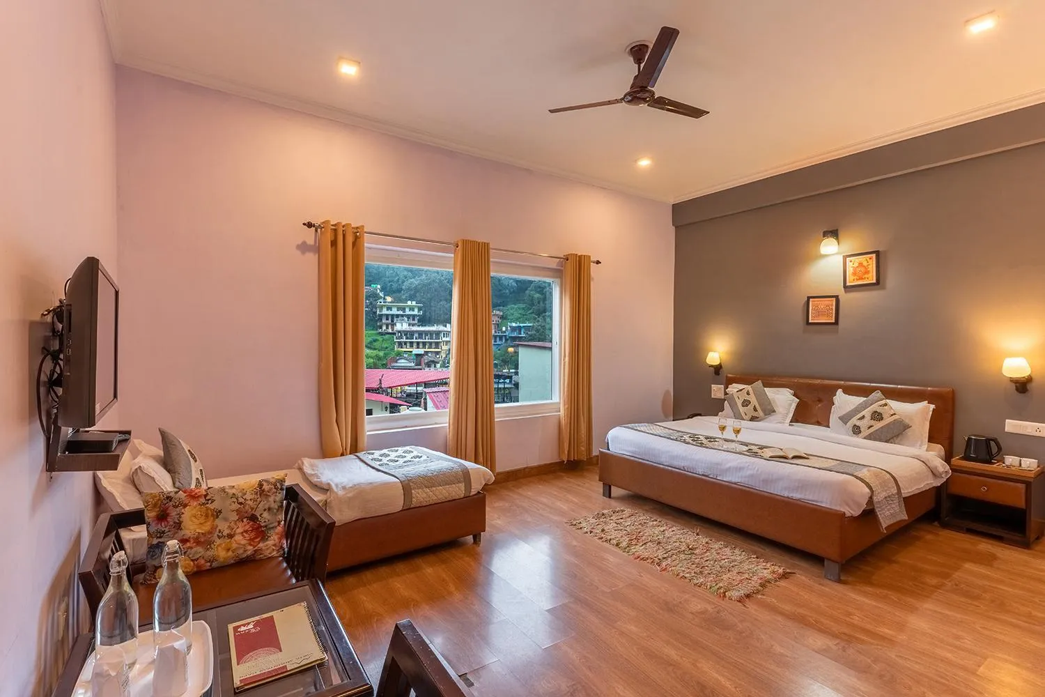 Bed in Hotel Vista Bhowali, Nainital - Vegetarian