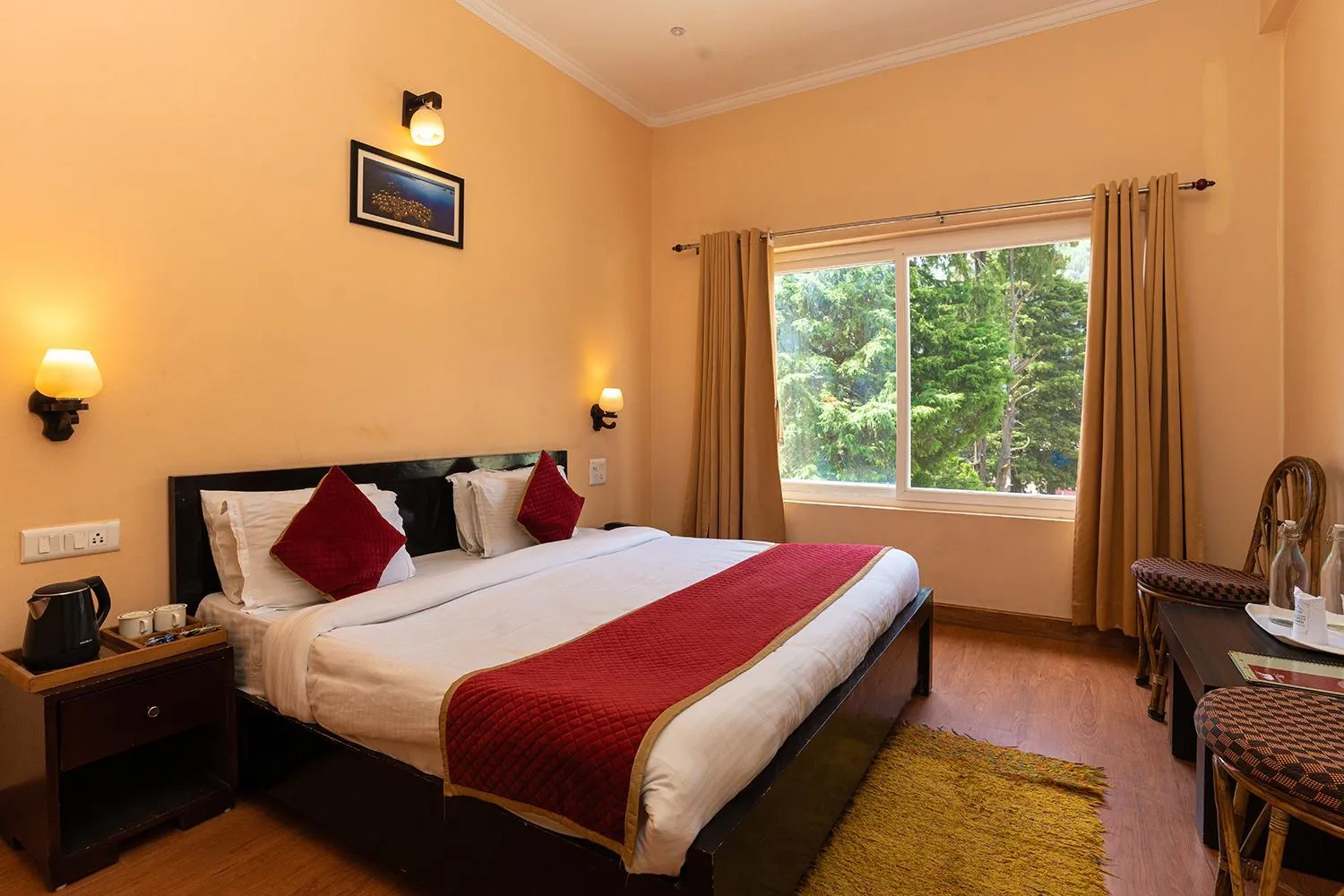 Bed in Hotel Vista Bhowali, Nainital - Vegetarian