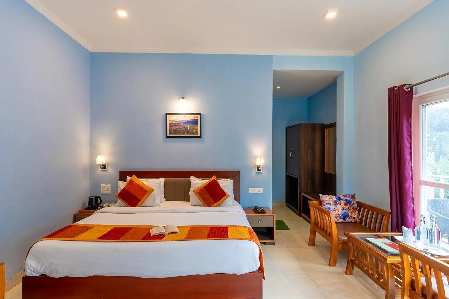 Bed in Hotel Vista Bhowali, Nainital - Vegetarian