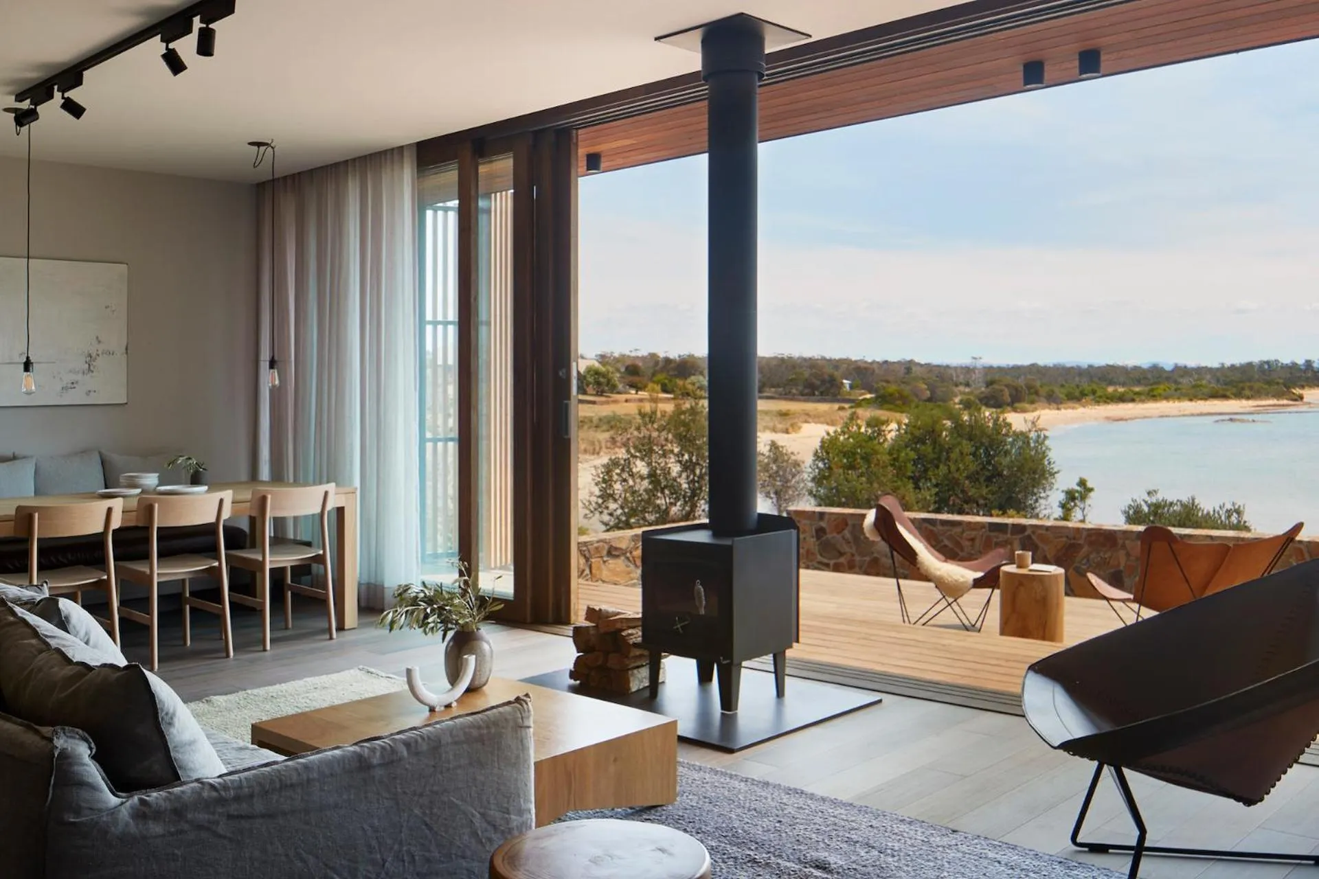 Living room in Piermont Retreat
