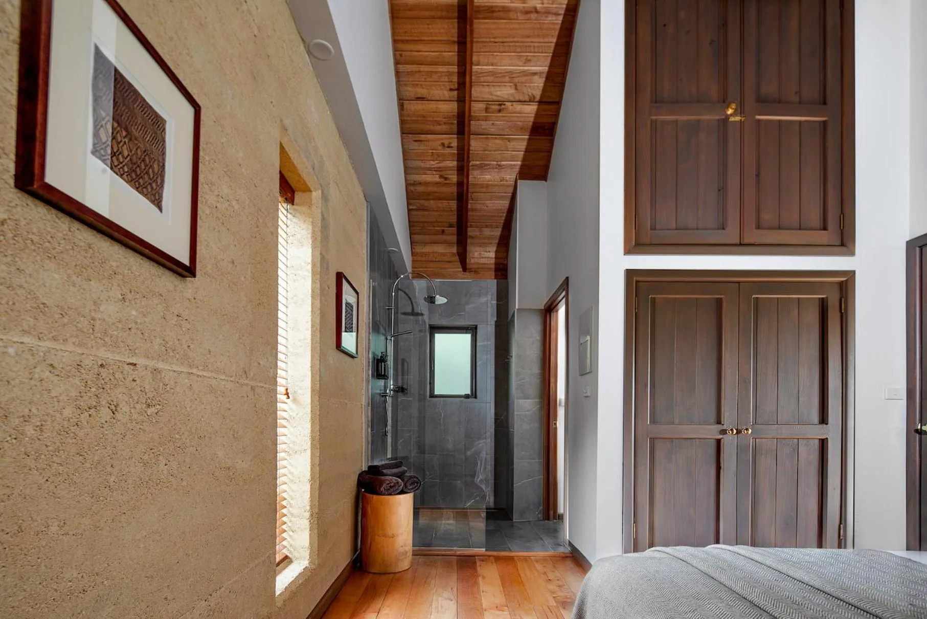 Bed in Piermont Retreat