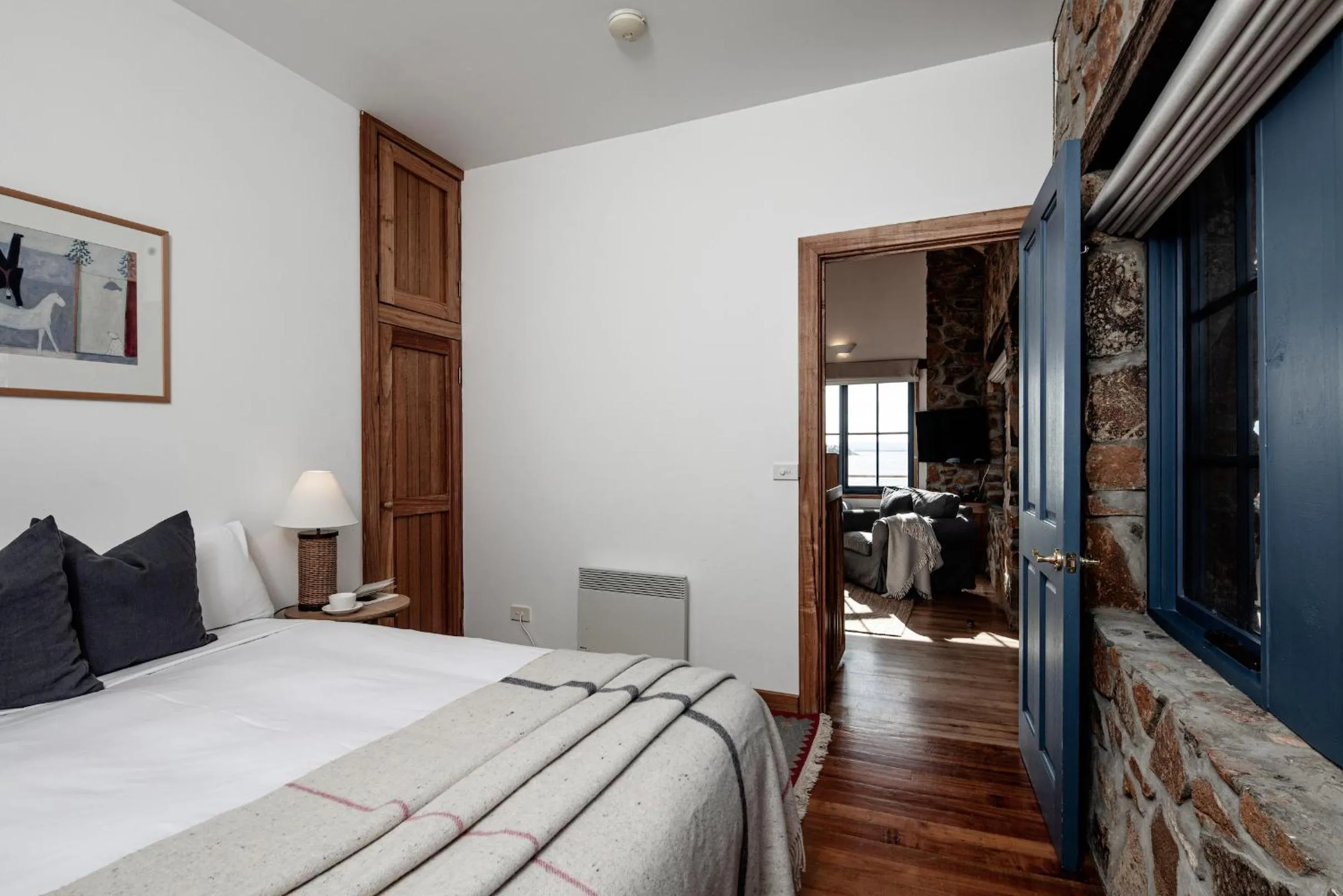 Bed in Piermont Retreat