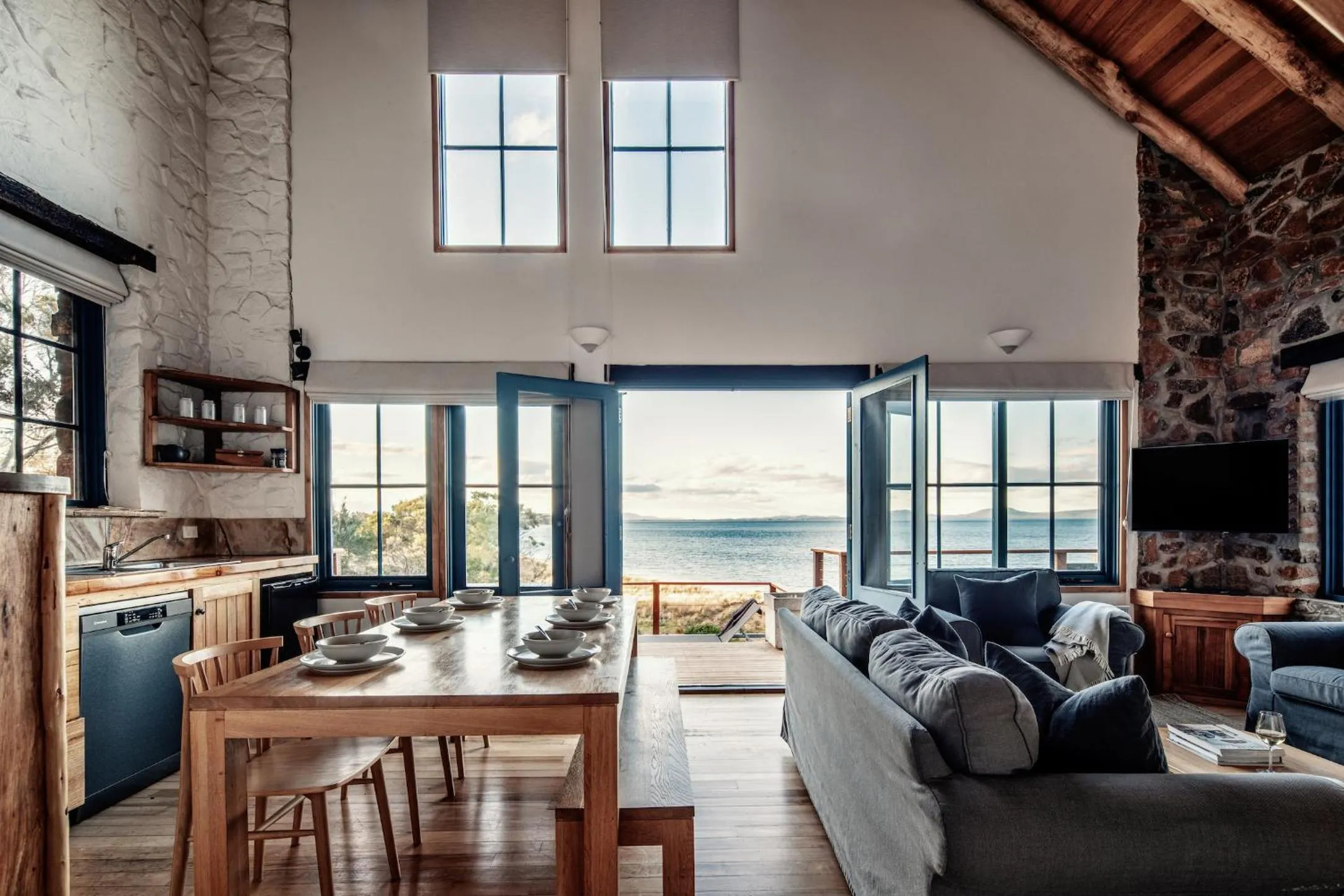 Natural landscape in Piermont Retreat