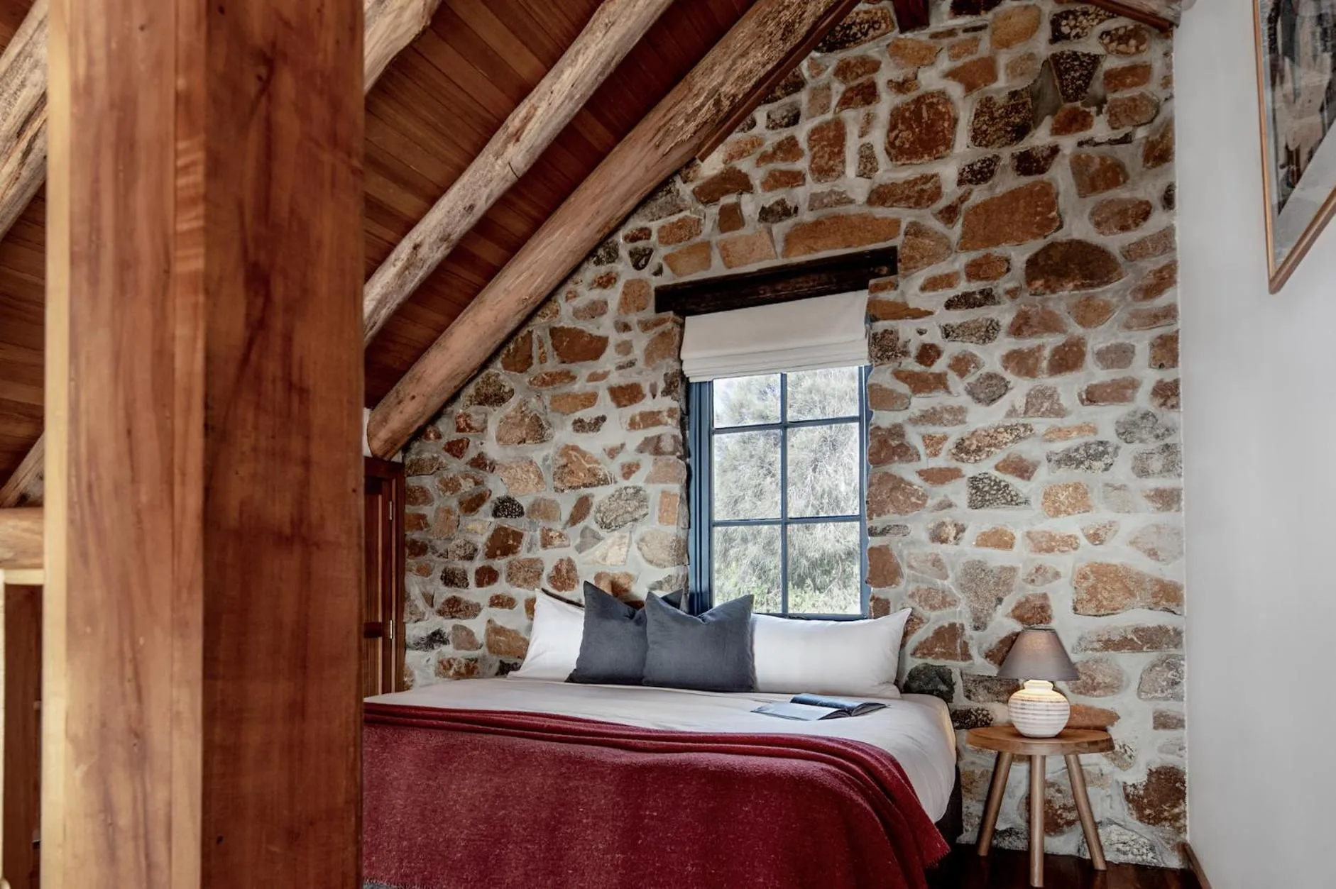 Bed in Piermont Retreat