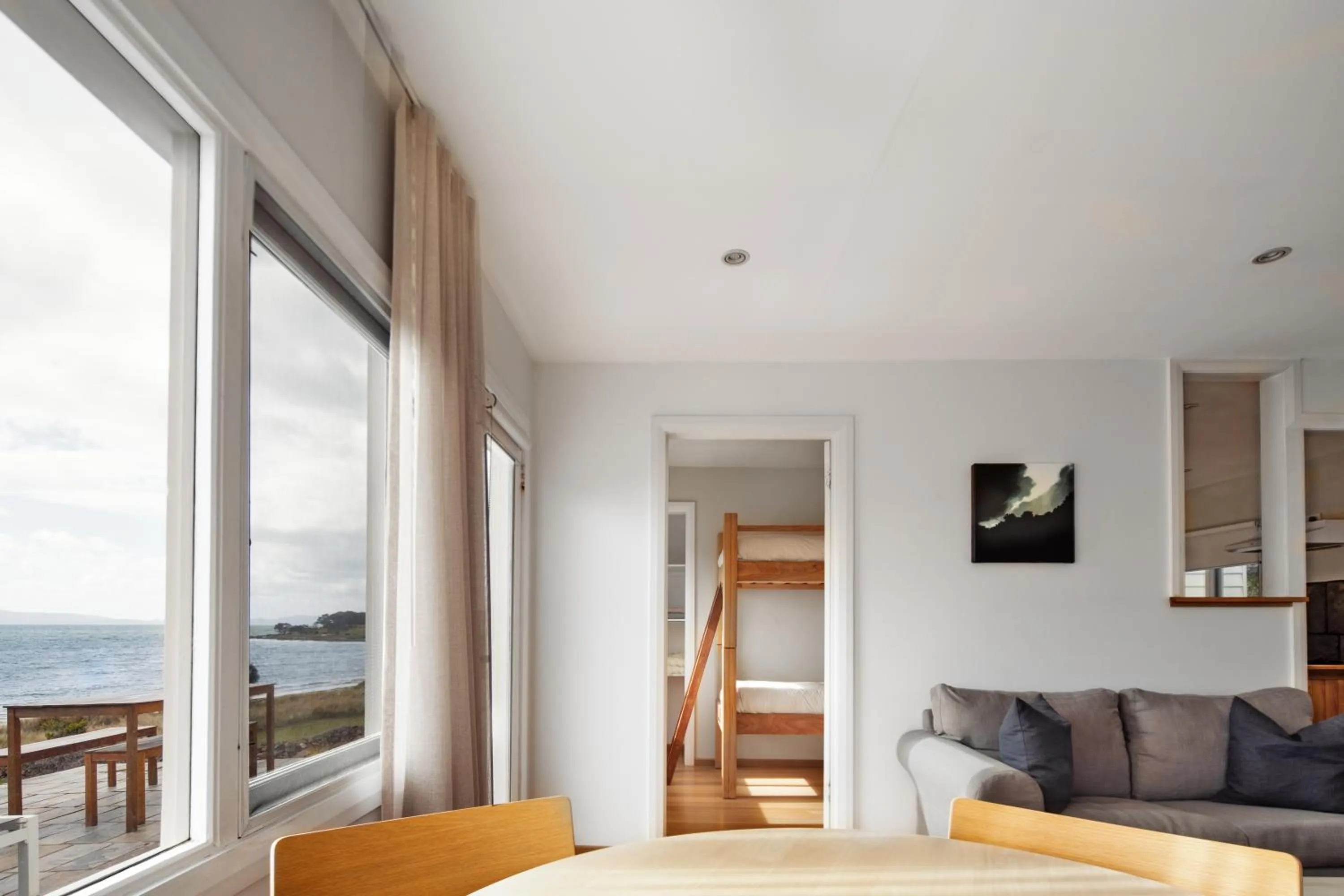 Bed in Piermont Retreat