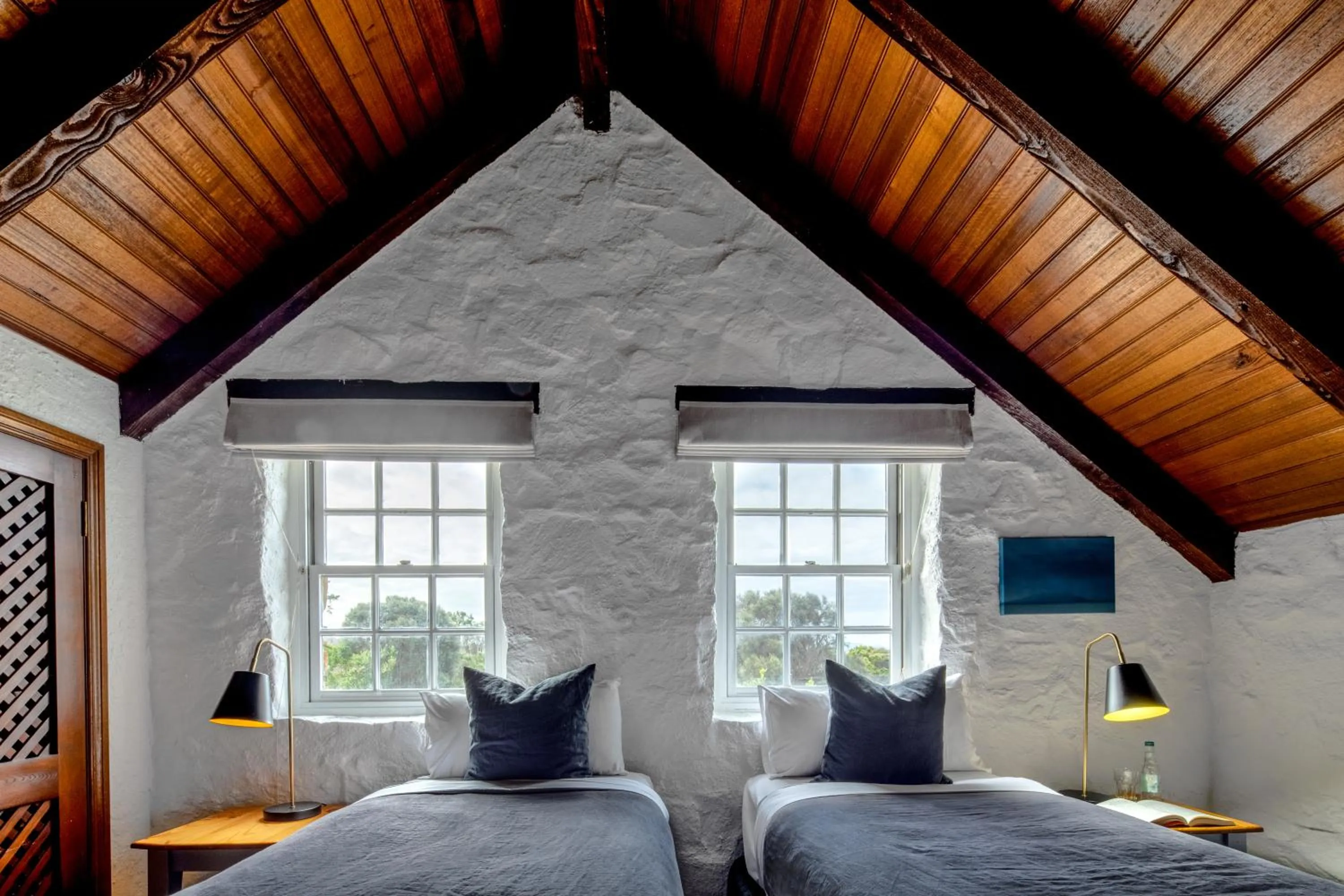 Bed in Piermont Retreat