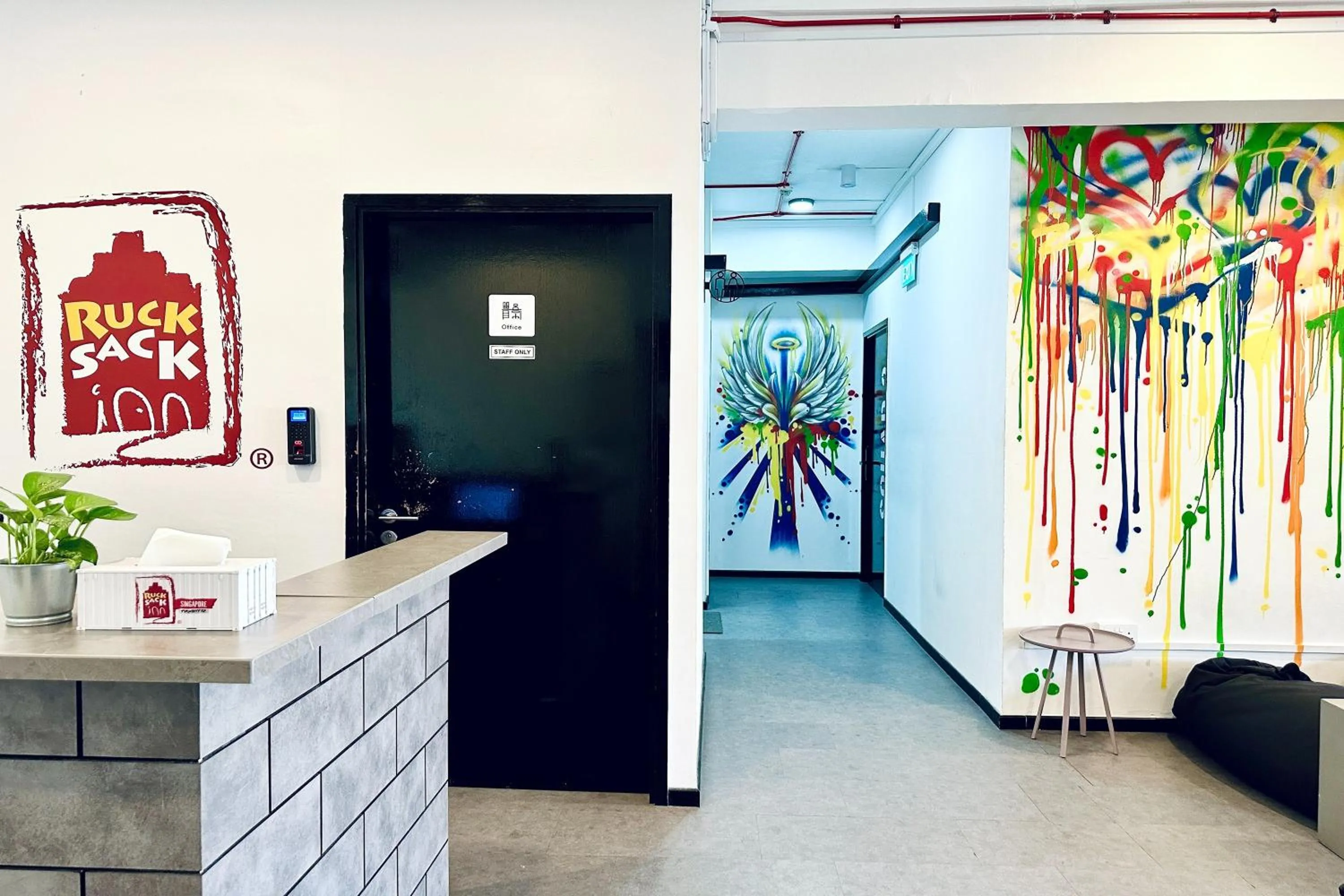 Lobby or reception in Rucksack Inn Tyrwhitt Road