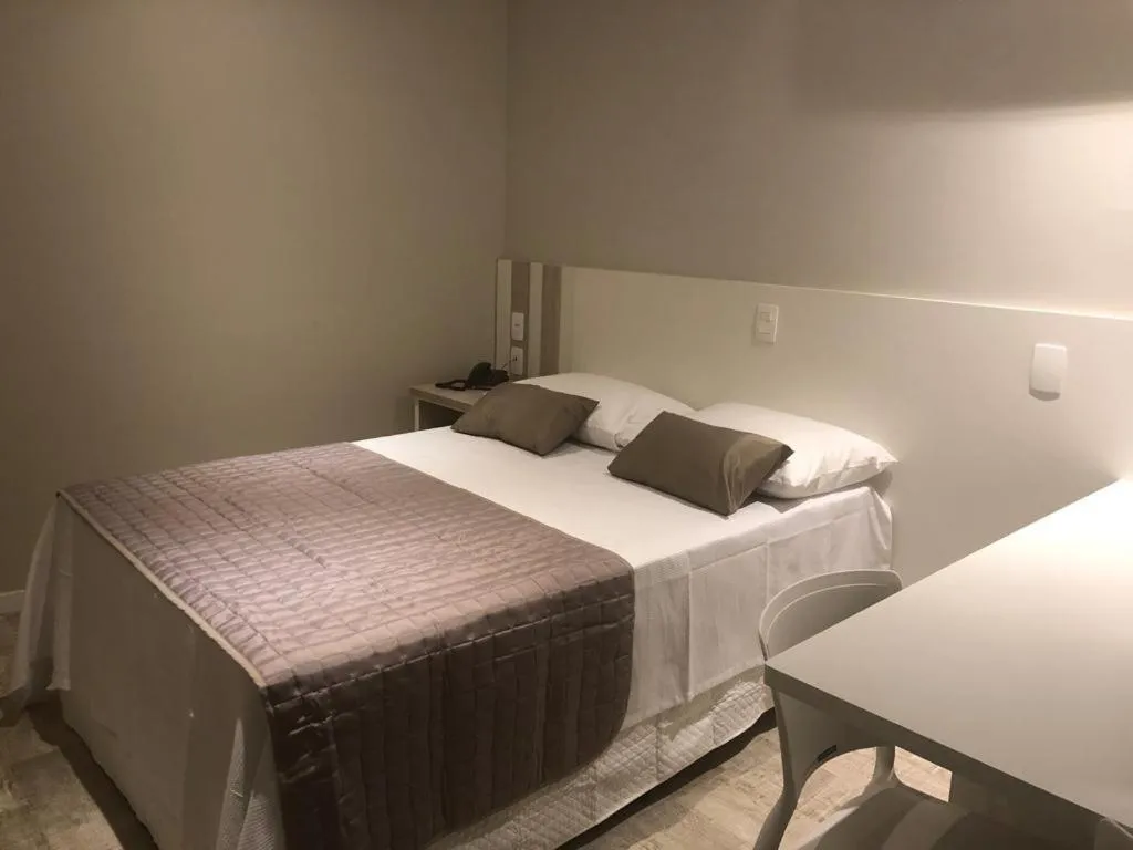 Bed in Jandira Premiêr Hotel