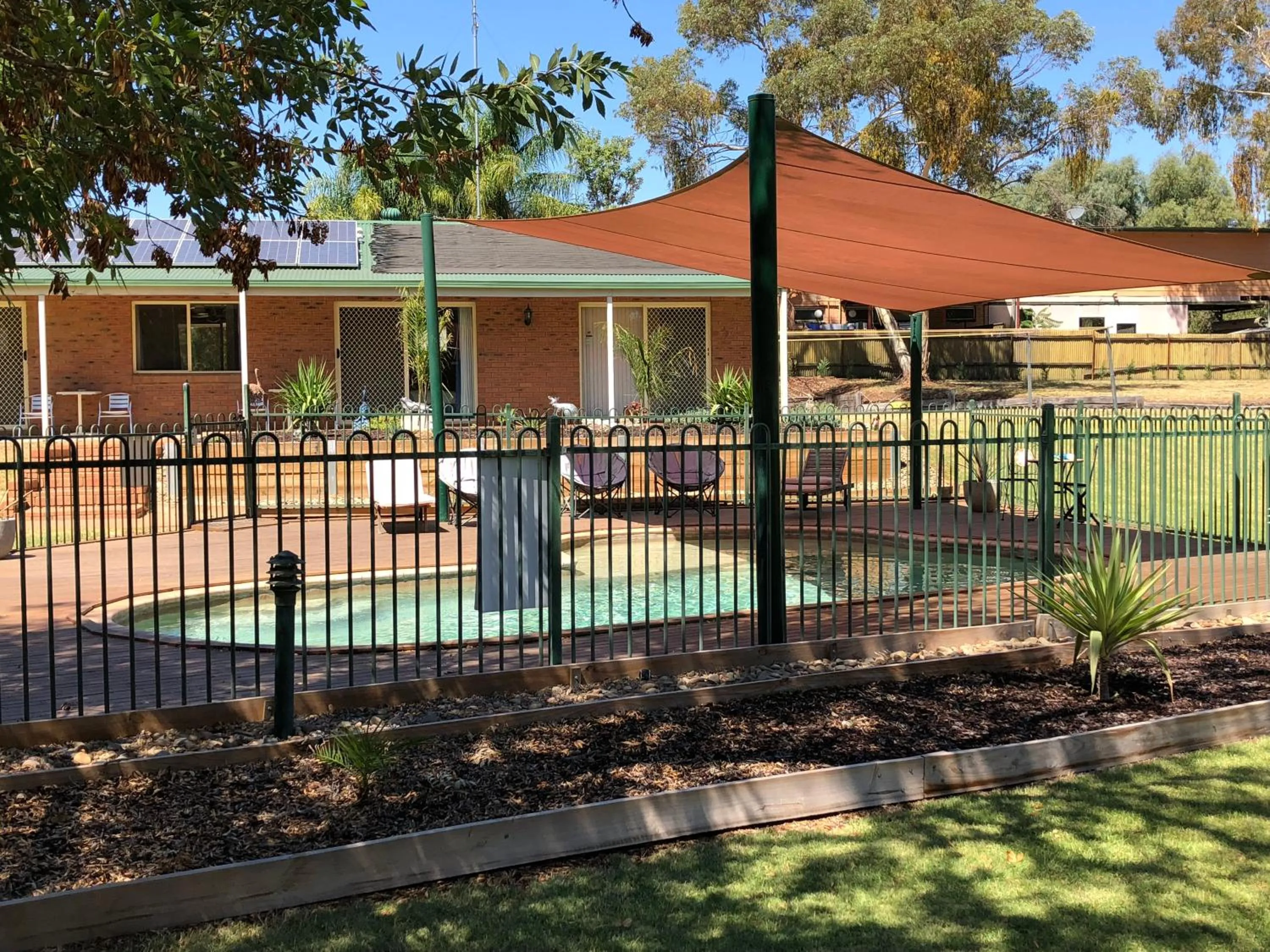 Patio, Swimming Pool in Bullanginya Lodge