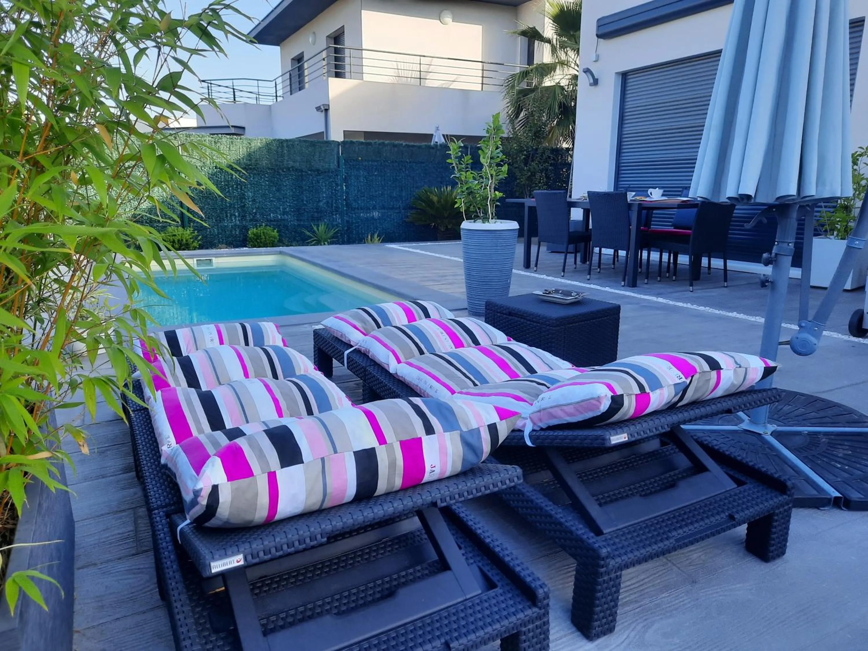 Patio in CHAMBRE COSY Adults only
