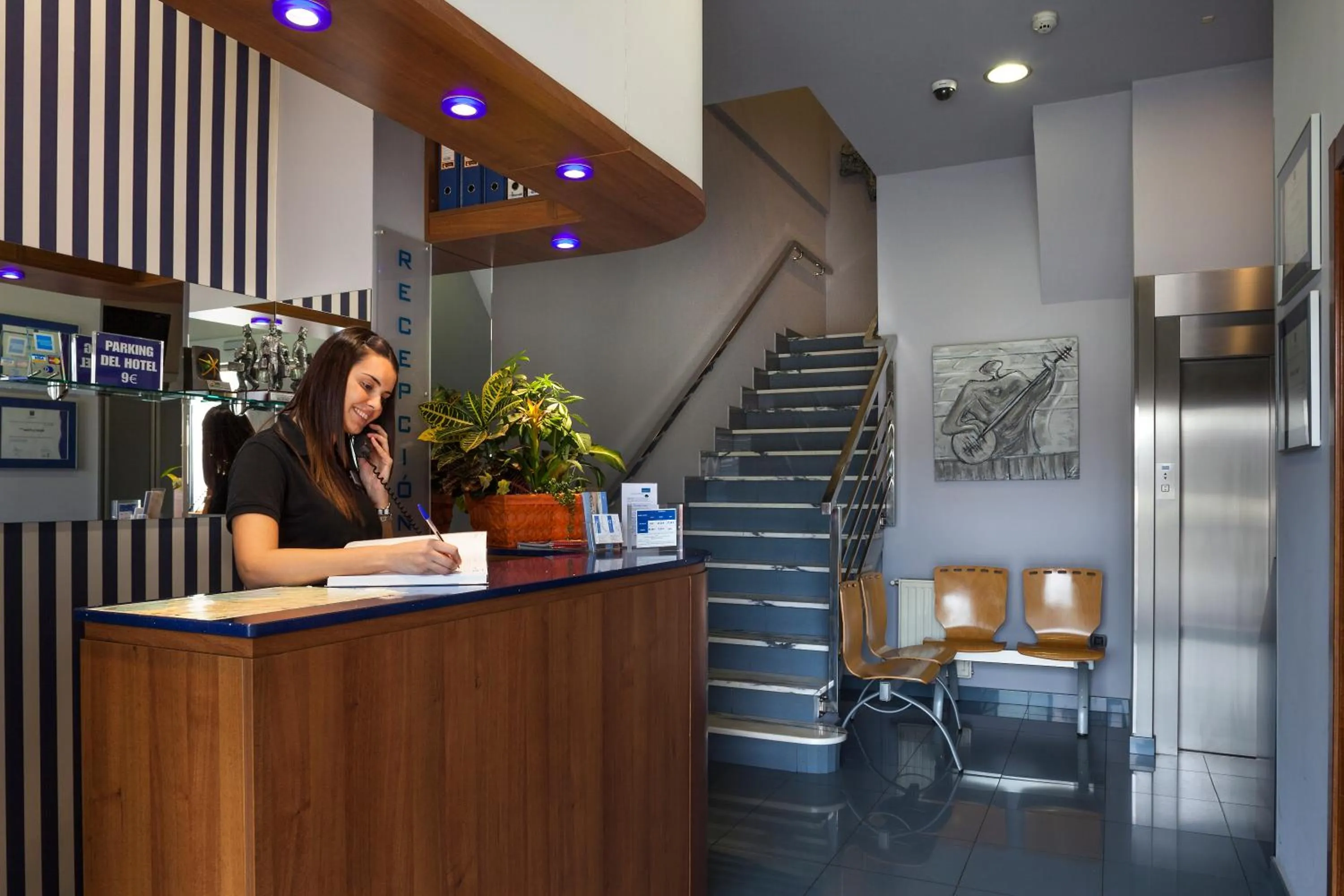 Lobby or reception in Hotel La Polar