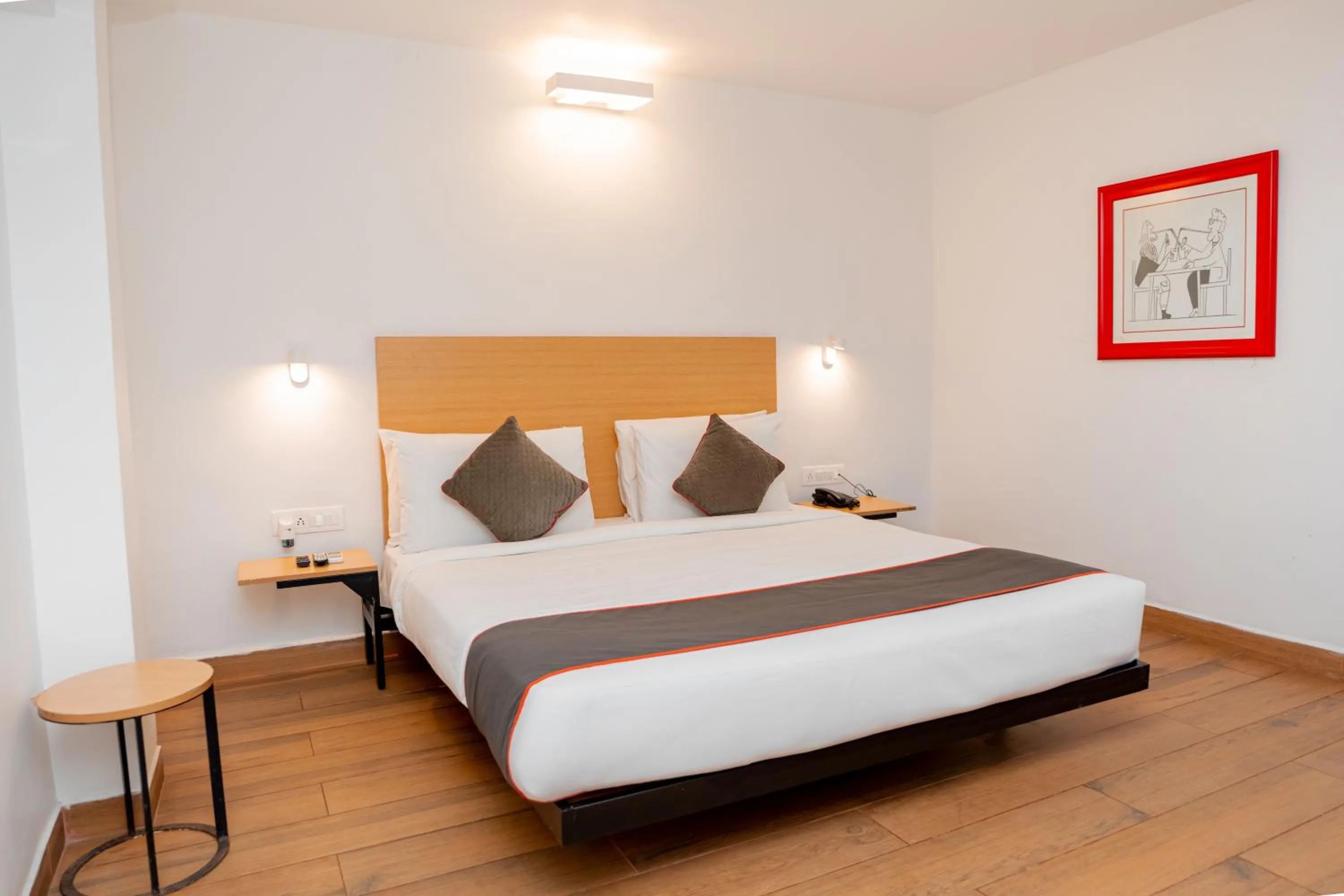 Bedroom, Bed in Magnum Resorts- Near Candolim Beach, Goa