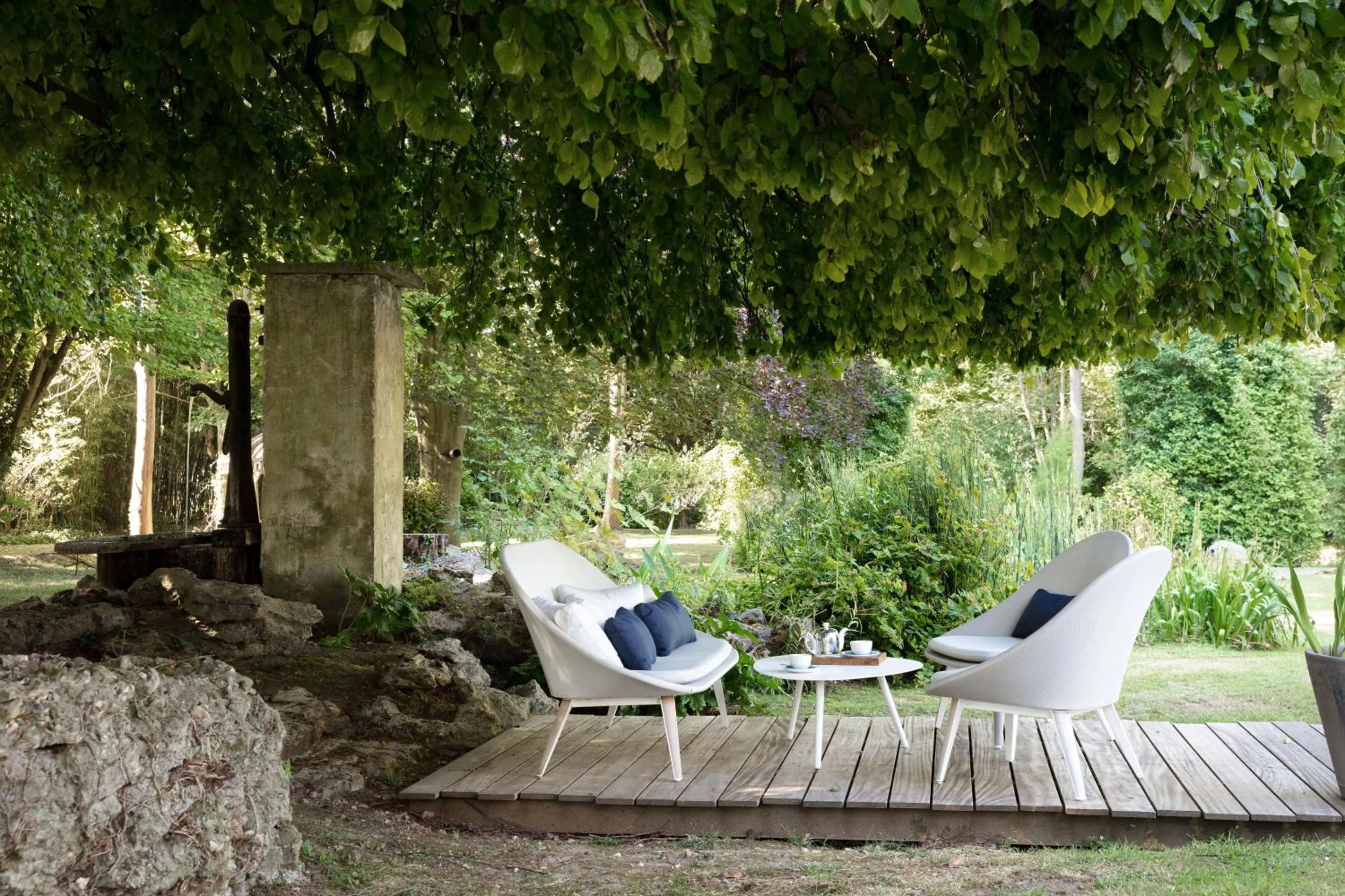 Garden in Le Jardin des Plumes