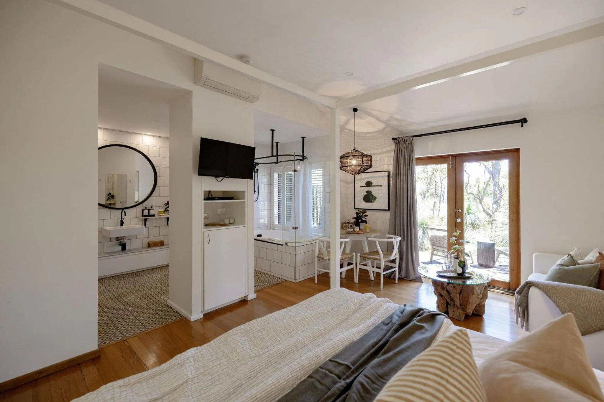 Bed in Yala Yallingup Retreat & Spa