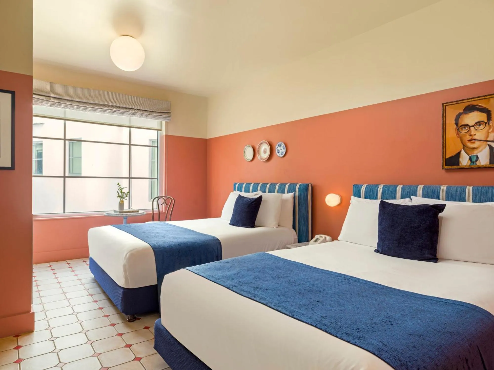 Bed in Hotel Trouvail Miami Beach