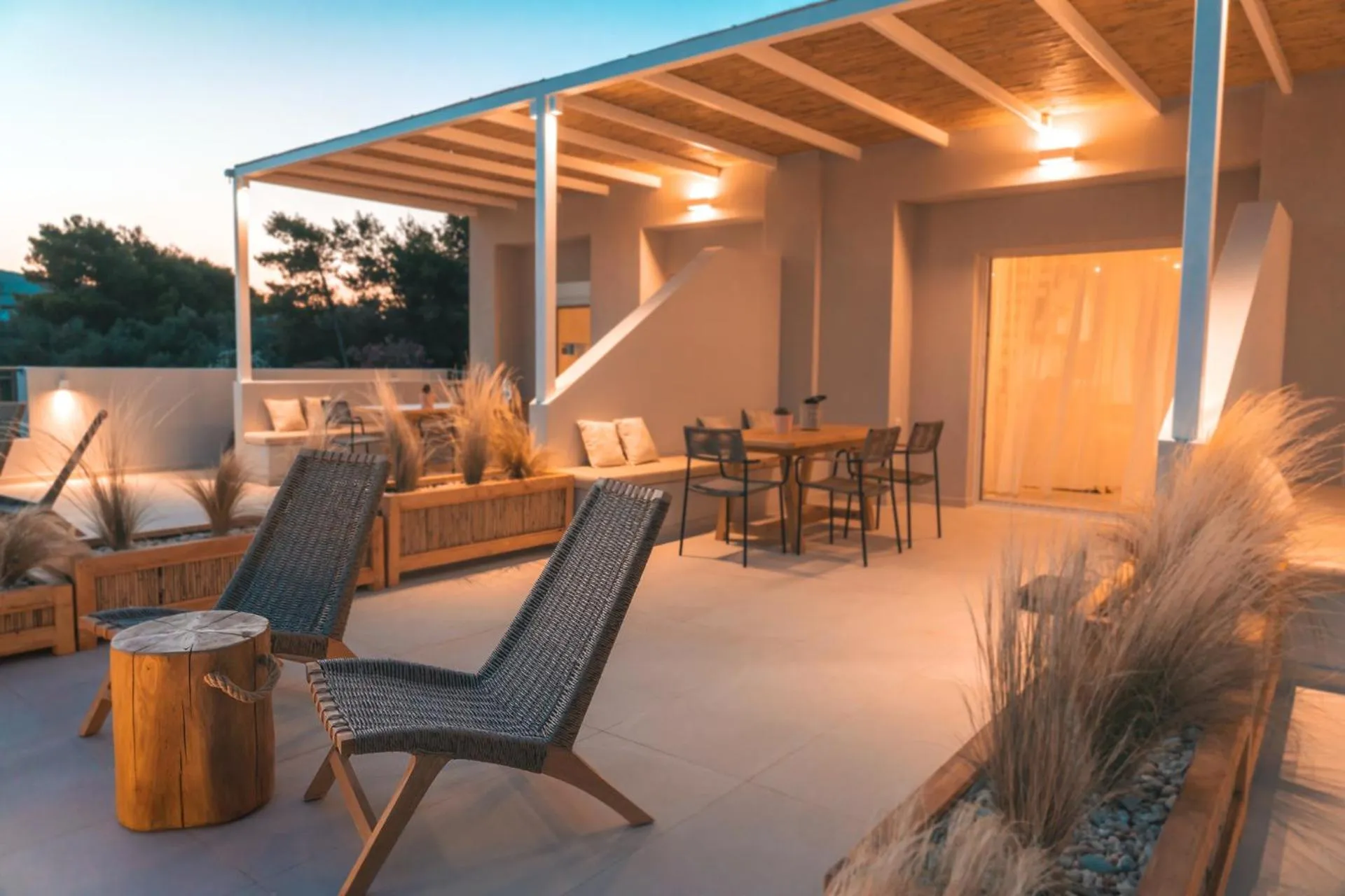 Balcony/Terrace in Triantafilia Guesthouse