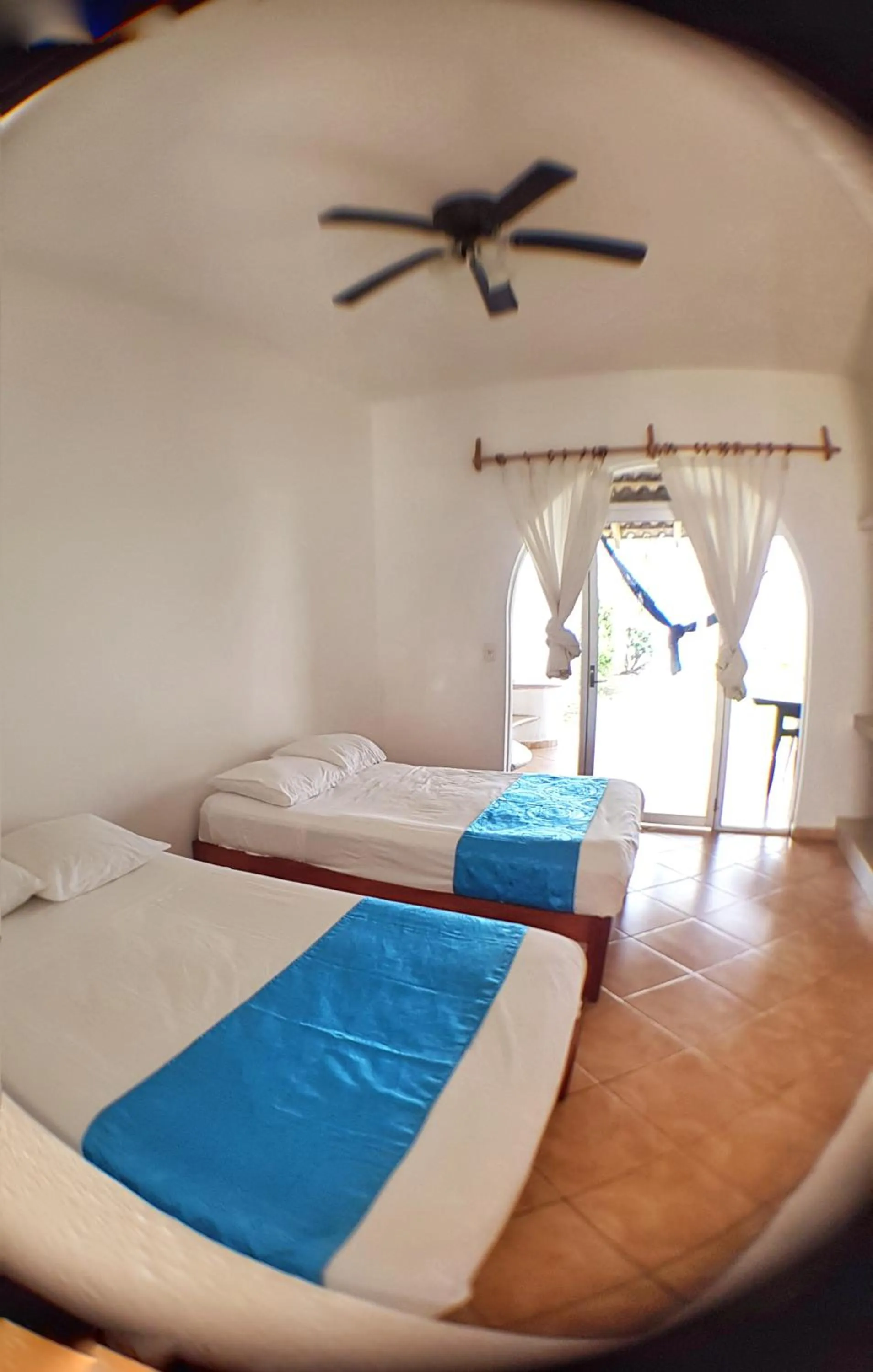 Bed in Bungalows Las Brisas Acapulco