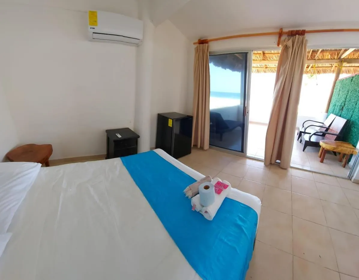 Bed in Bungalows Las Brisas Acapulco