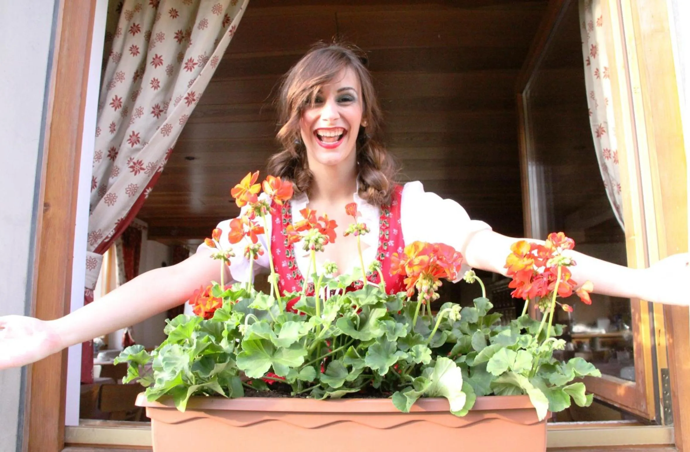 Dining area in Garni Biancaneve Ruffrè-Mendola