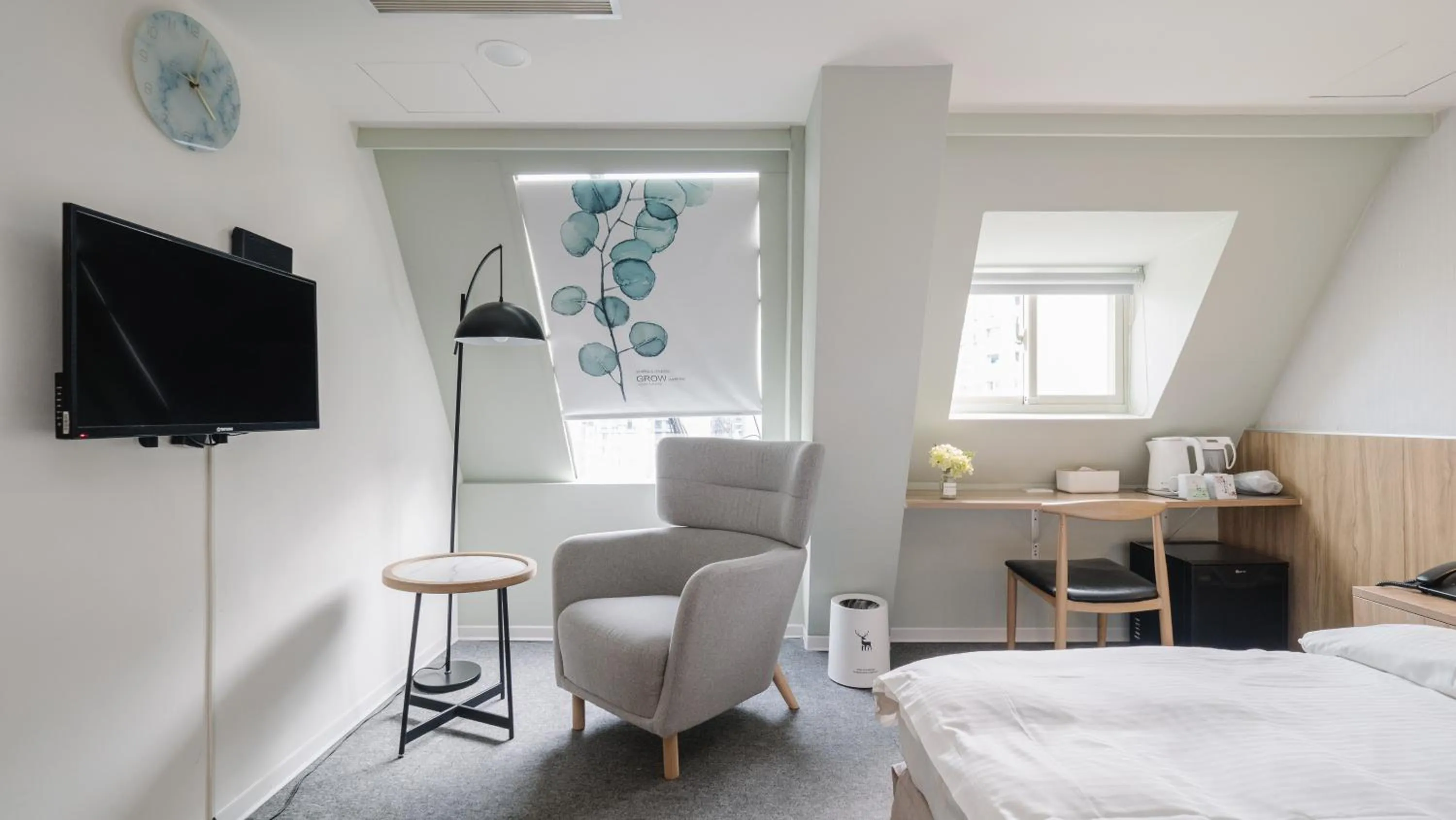 Photo of the whole room, Bed in Hotel attic