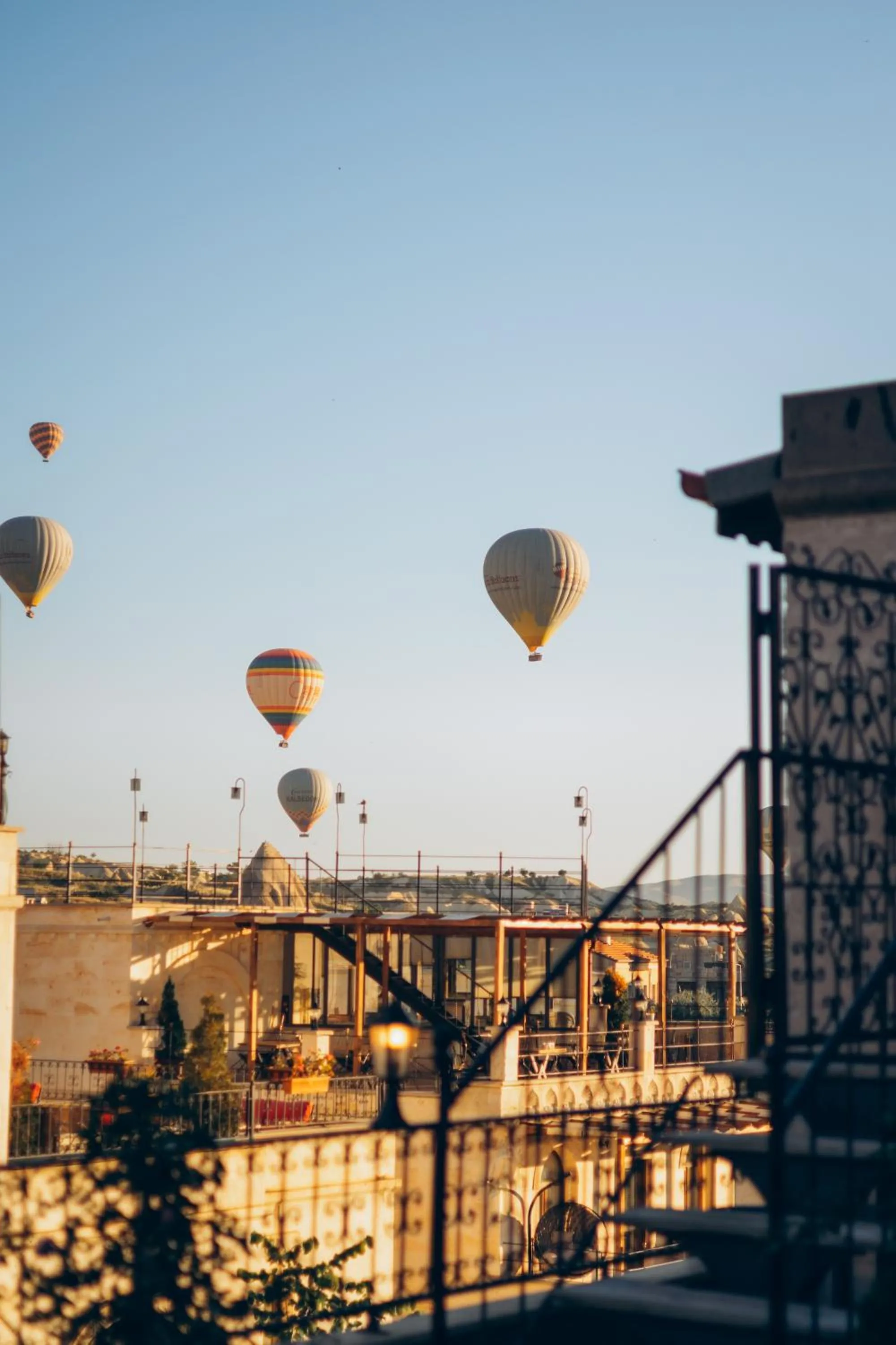 Patio in Goreme Valley Cave House