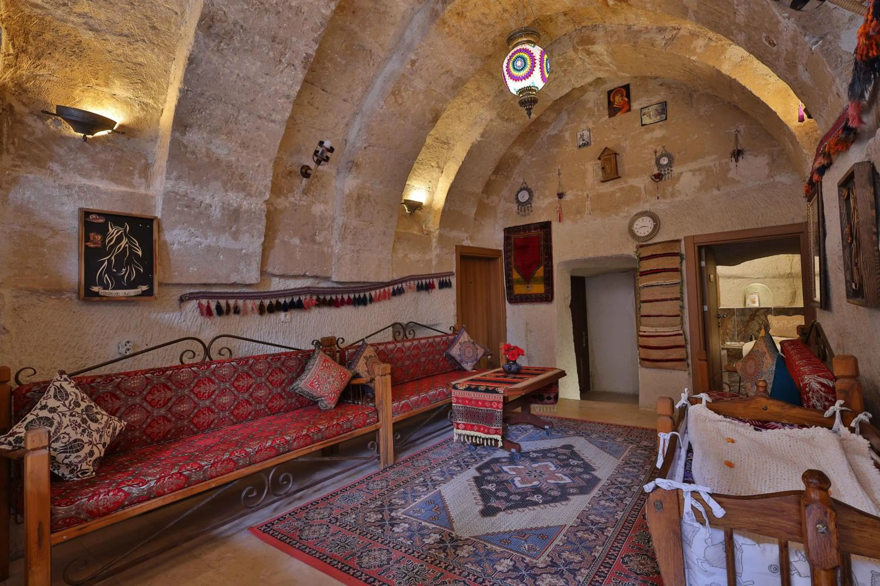Lobby or reception in Goreme Valley Cave House
