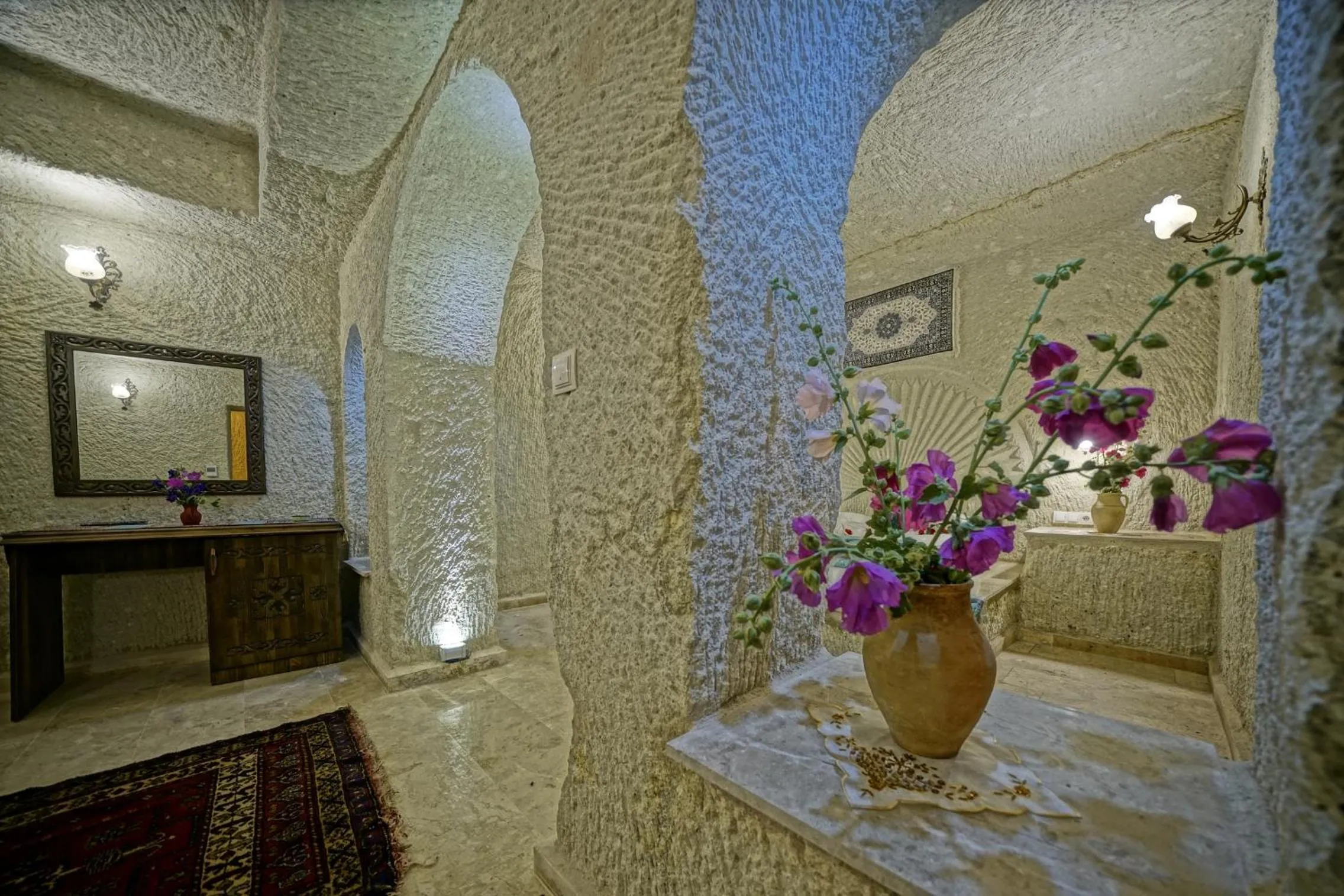 Living room in Goreme Valley Cave House