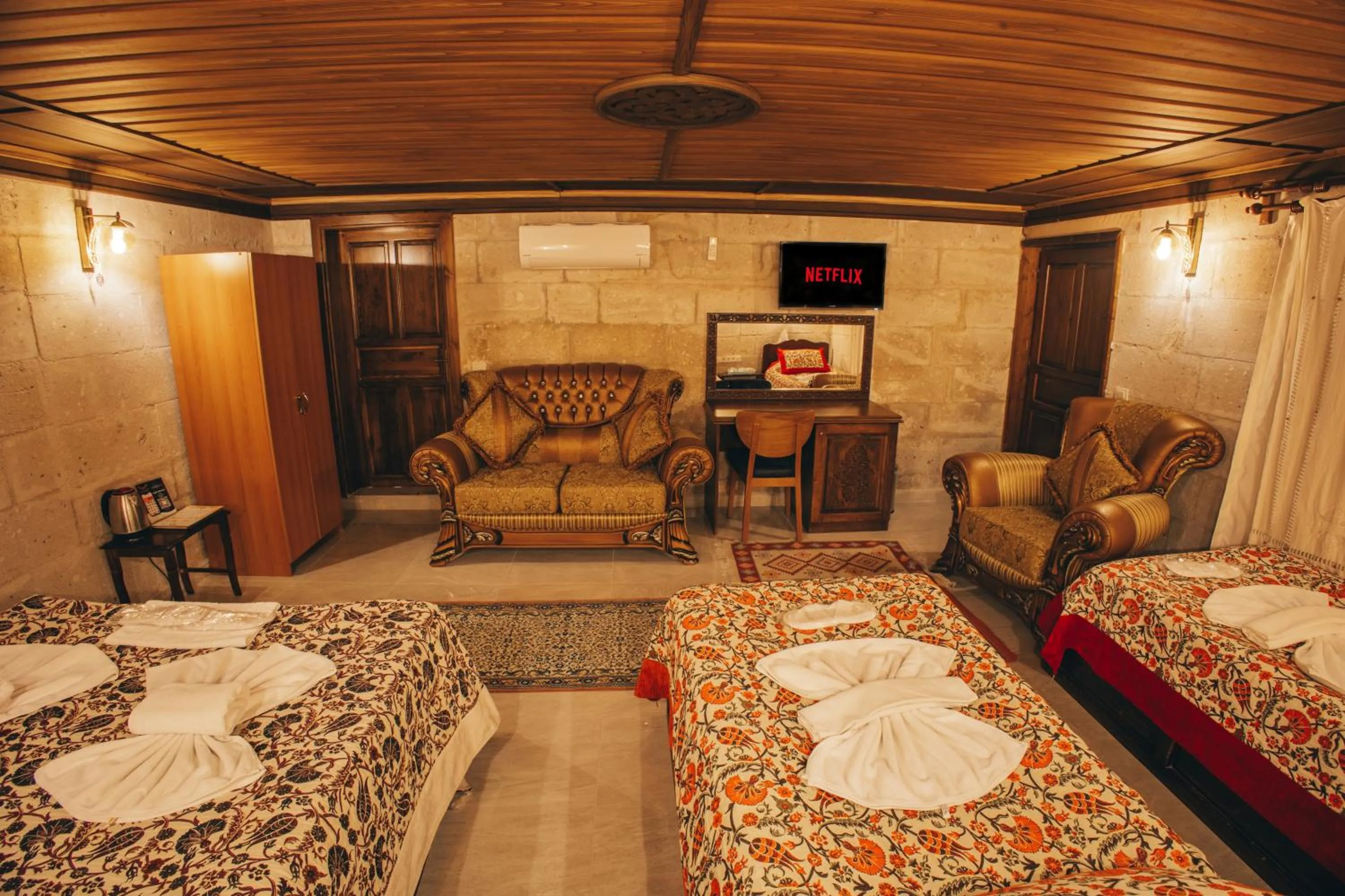 Bedroom, Bed in Goreme Valley Cave House