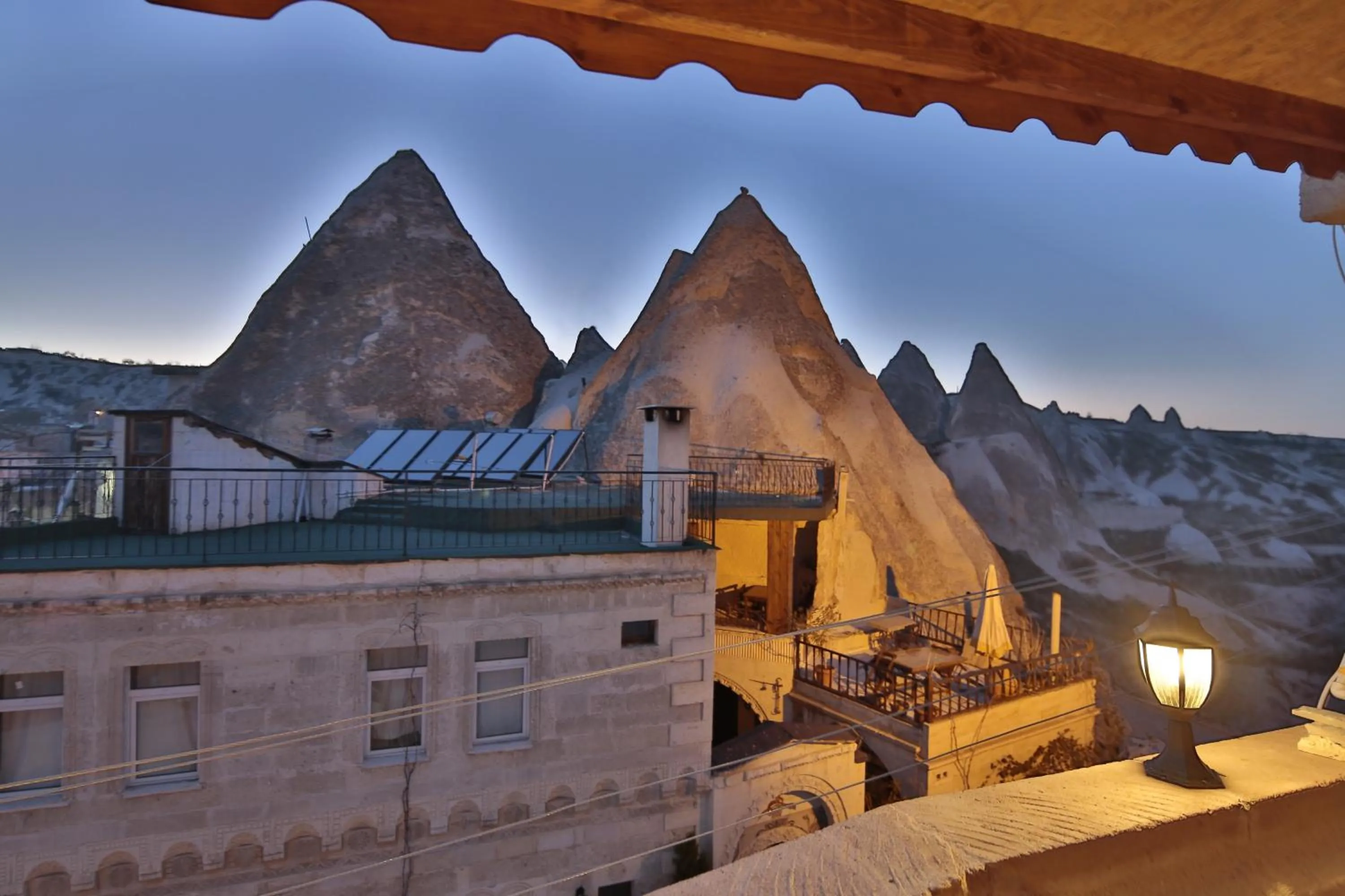 Balcony/Terrace in Goreme Valley Cave House